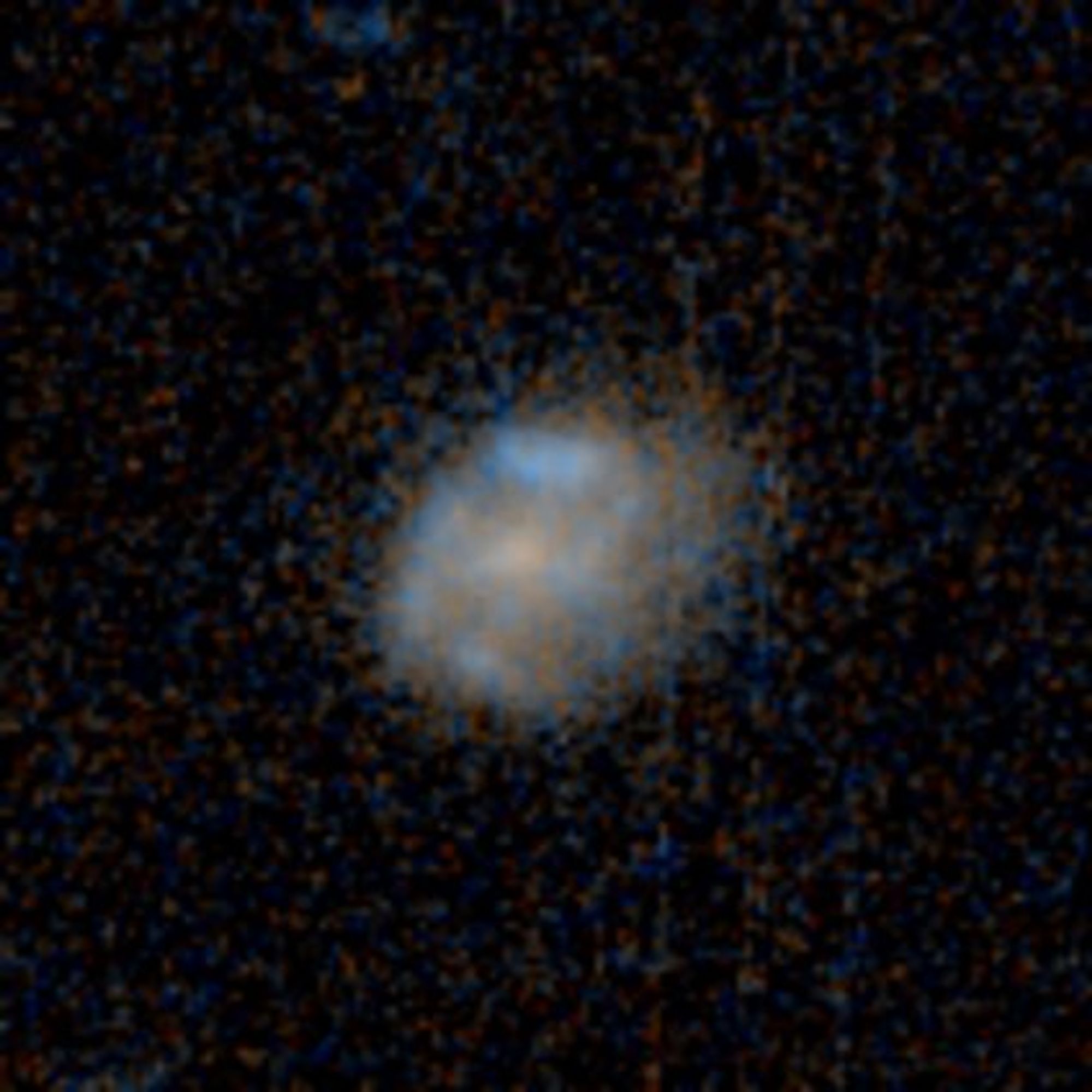 A clumpy galaxy from the Galaxy Zoo: Hubble project, classified by 129 volunteers.