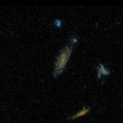 A spiral galaxy, observed with the Hubble Space Telescope in the COSMOS.

It is at redshift 0.66 and coordinates (150.346, 2.46).

This classification was made in the GZ: Hubble project.
