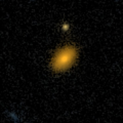 A smooth galaxy from the Galaxy Zoo: Hubble project, classified by 50 volunteers.