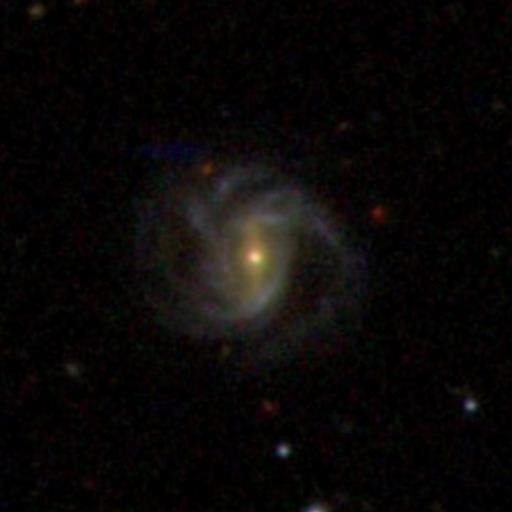 A barred spiral galaxy from the Galaxy Zoo 2 project, classified by 36 volunteers.