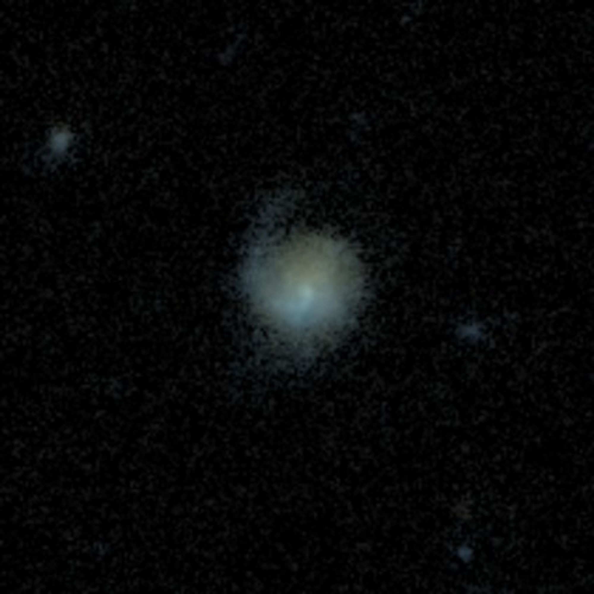 A spiral galaxy, possibly merging from the Galaxy Zoo: Hubble project, classified by 50 volunteers.