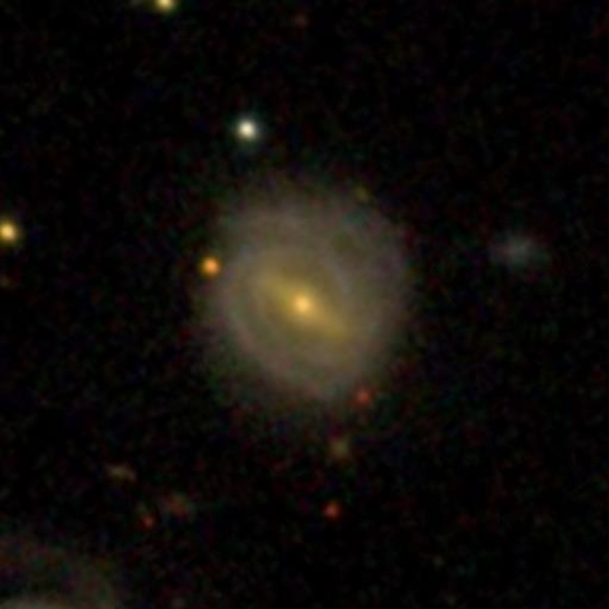 A barred spiral galaxy from the Galaxy Zoo 2 project, classified by 48 volunteers.