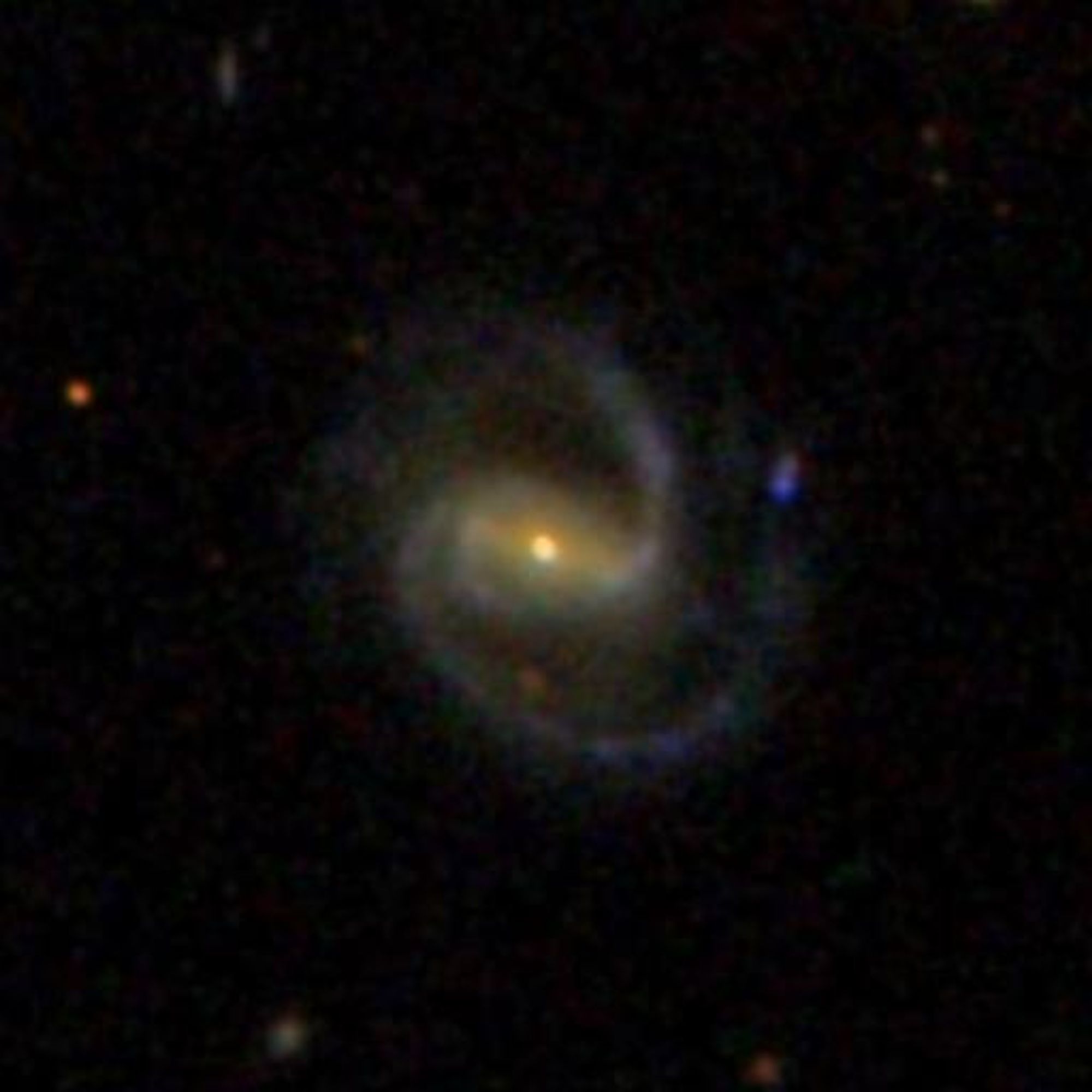 A barred spiral galaxy from the Galaxy Zoo 2 project, classified by 52 volunteers.