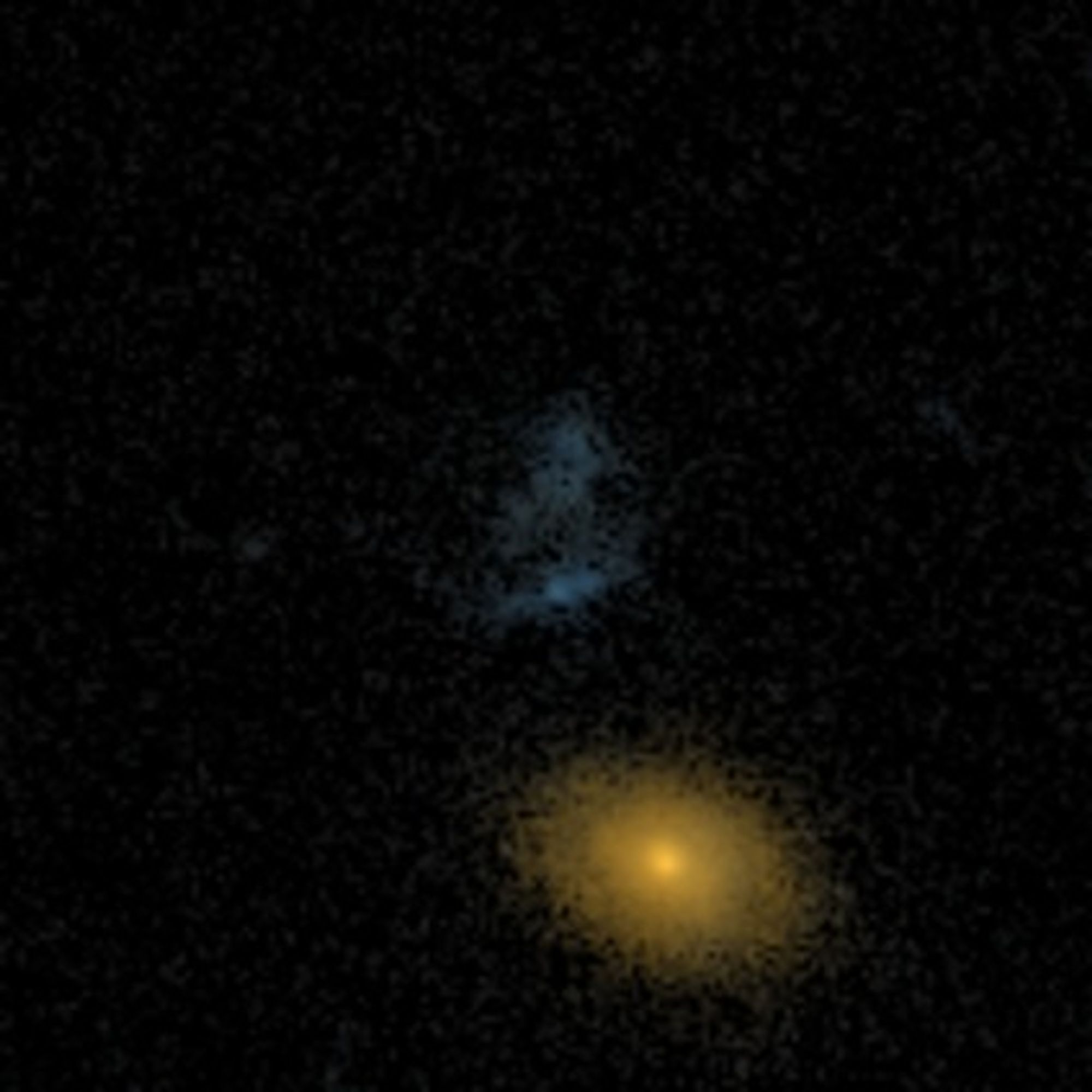 A irregular galaxy from the Galaxy Zoo: Hubble project, classified by 48 volunteers.