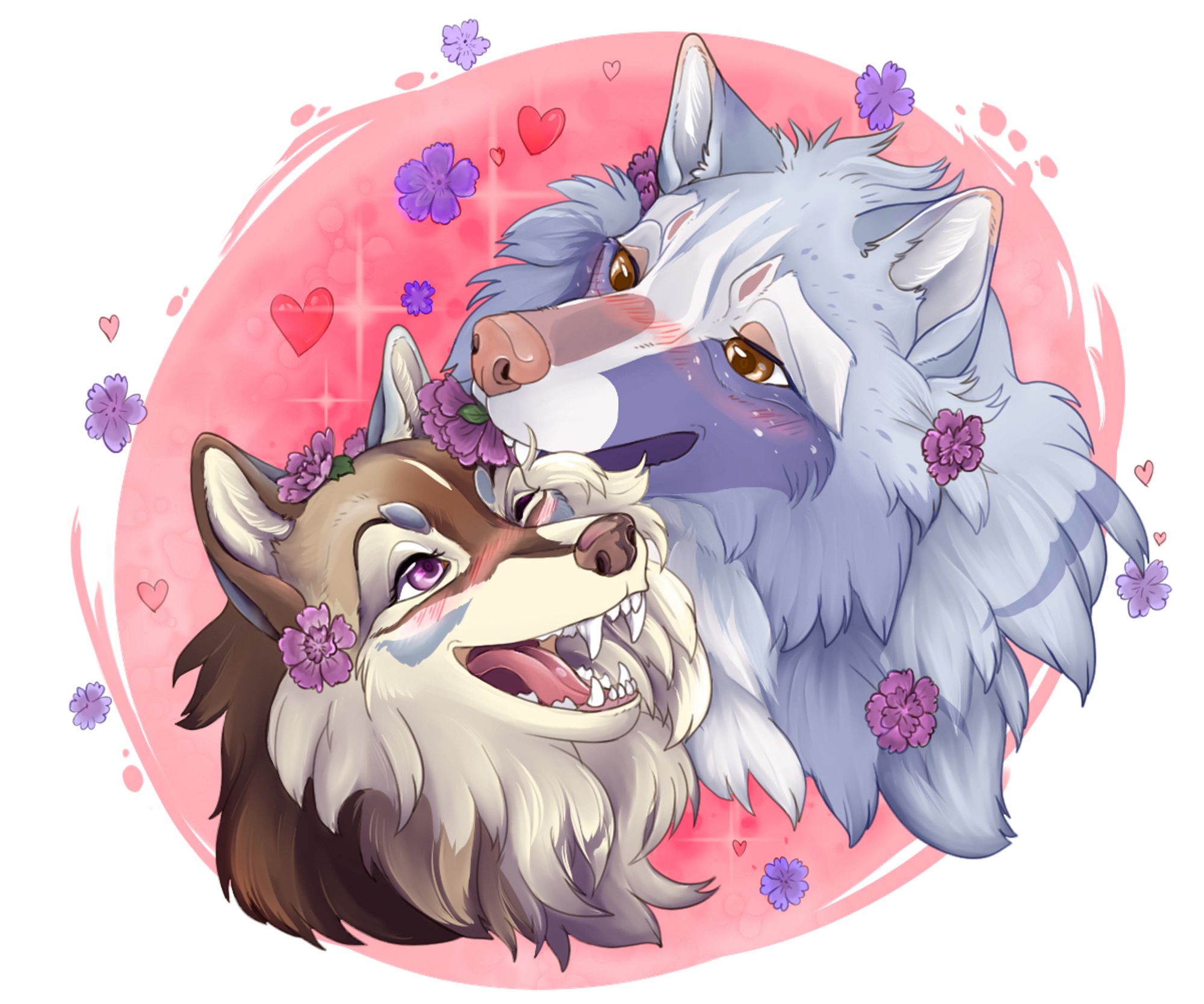 This was a commission, I loved working on this one, it’s so cute ^^