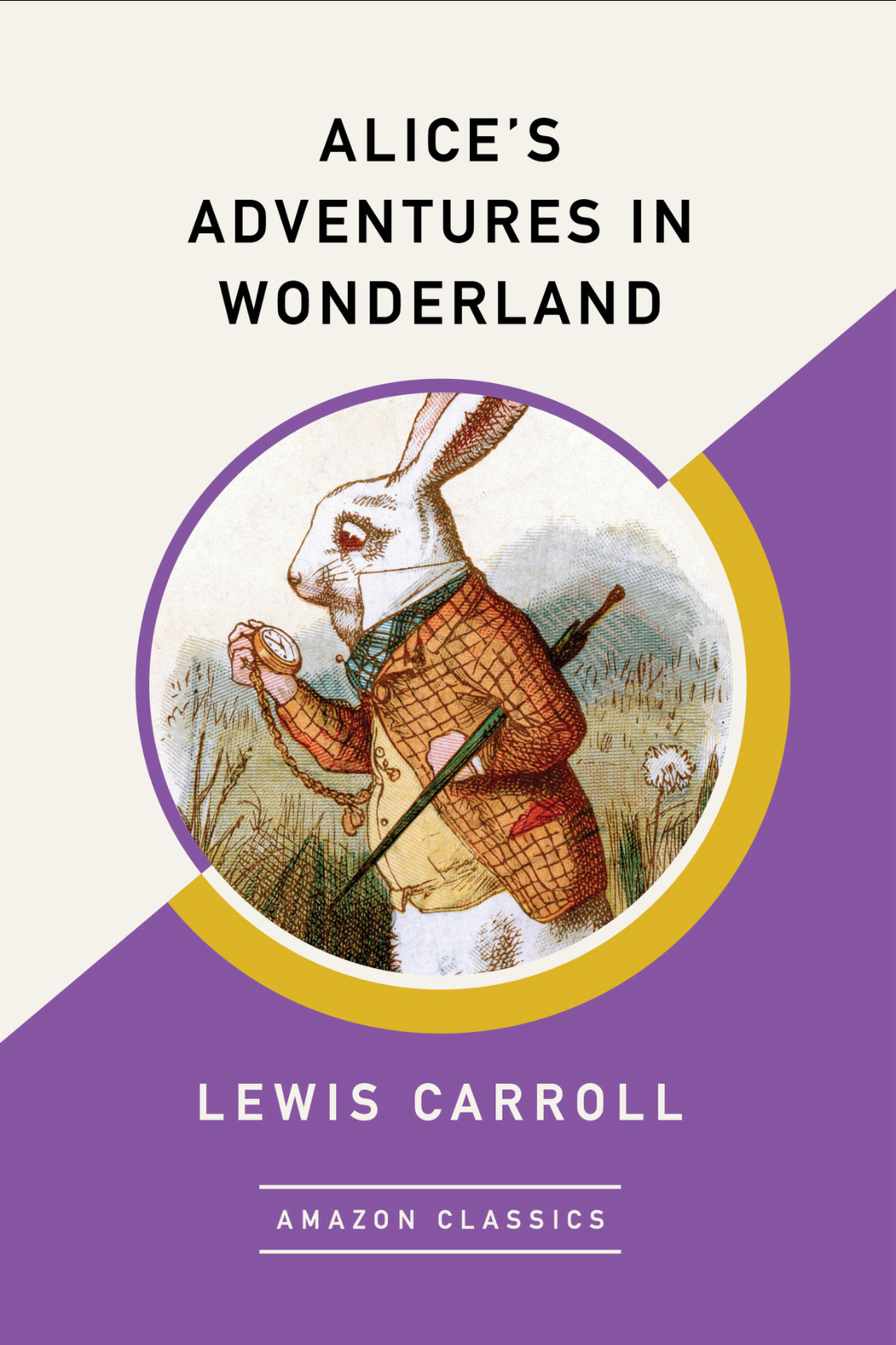 Alice’s Adventures in Wonderland book cover.