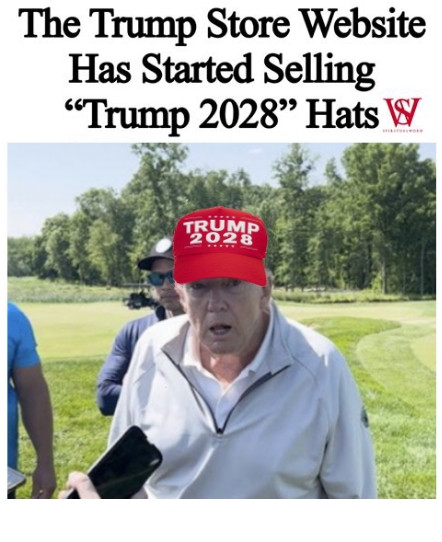 Shitler is already selling his crap merch for 2028. 