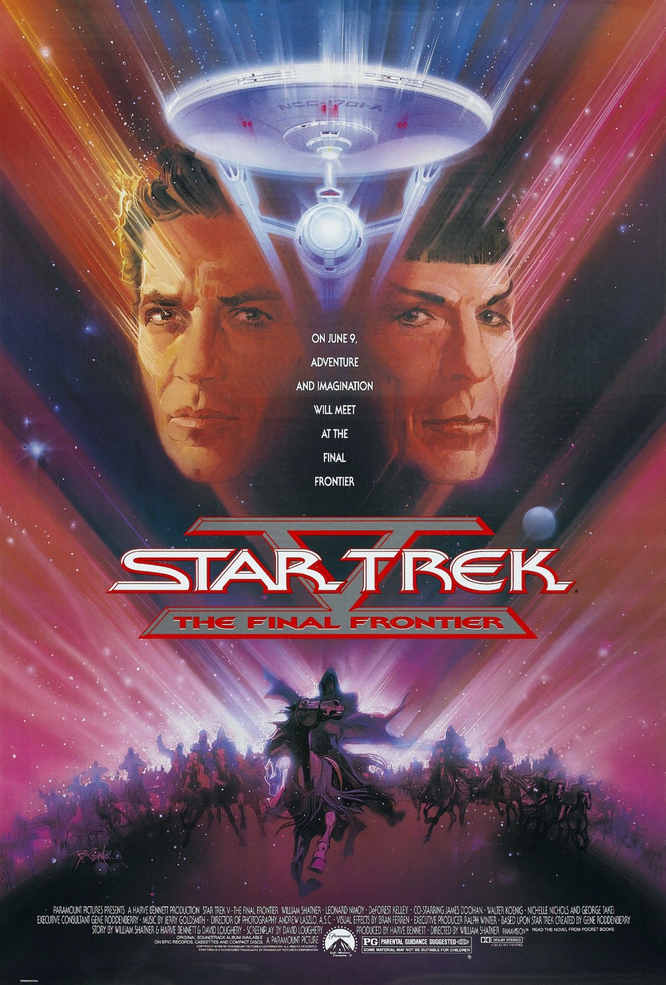 Das Filmplakat von STAR TREKB5: THE FINAL FRONTIER