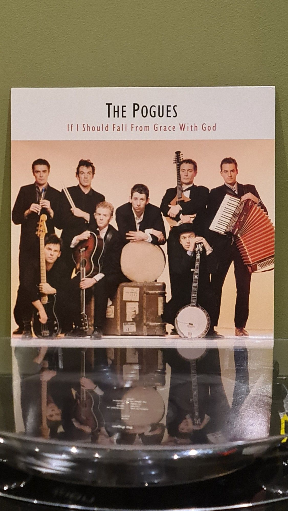 The 1988 vinyl release of 'If I Should Fall From Grace With God' by The Pogues. Cat. NYR1.