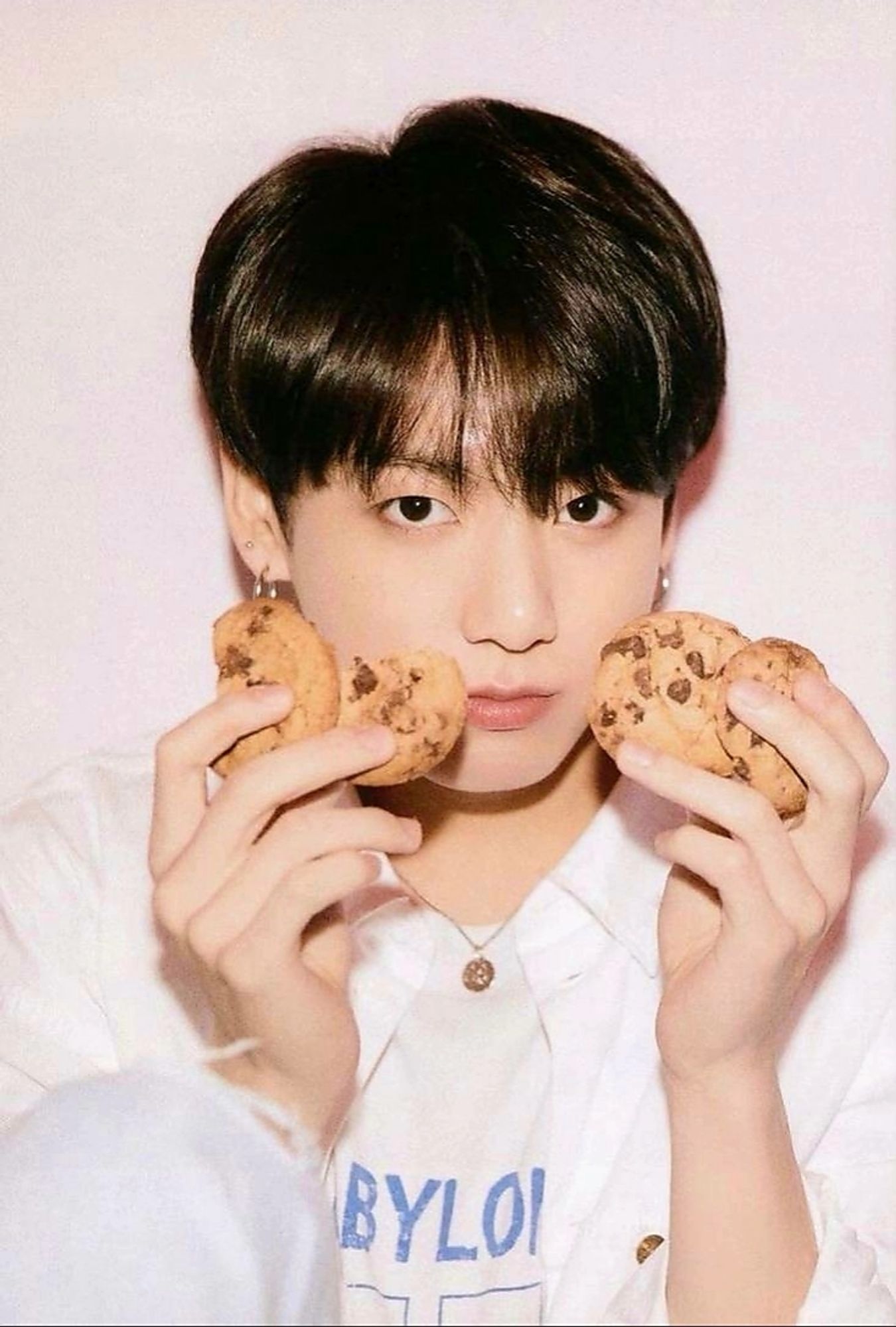 Jungkook with cookies