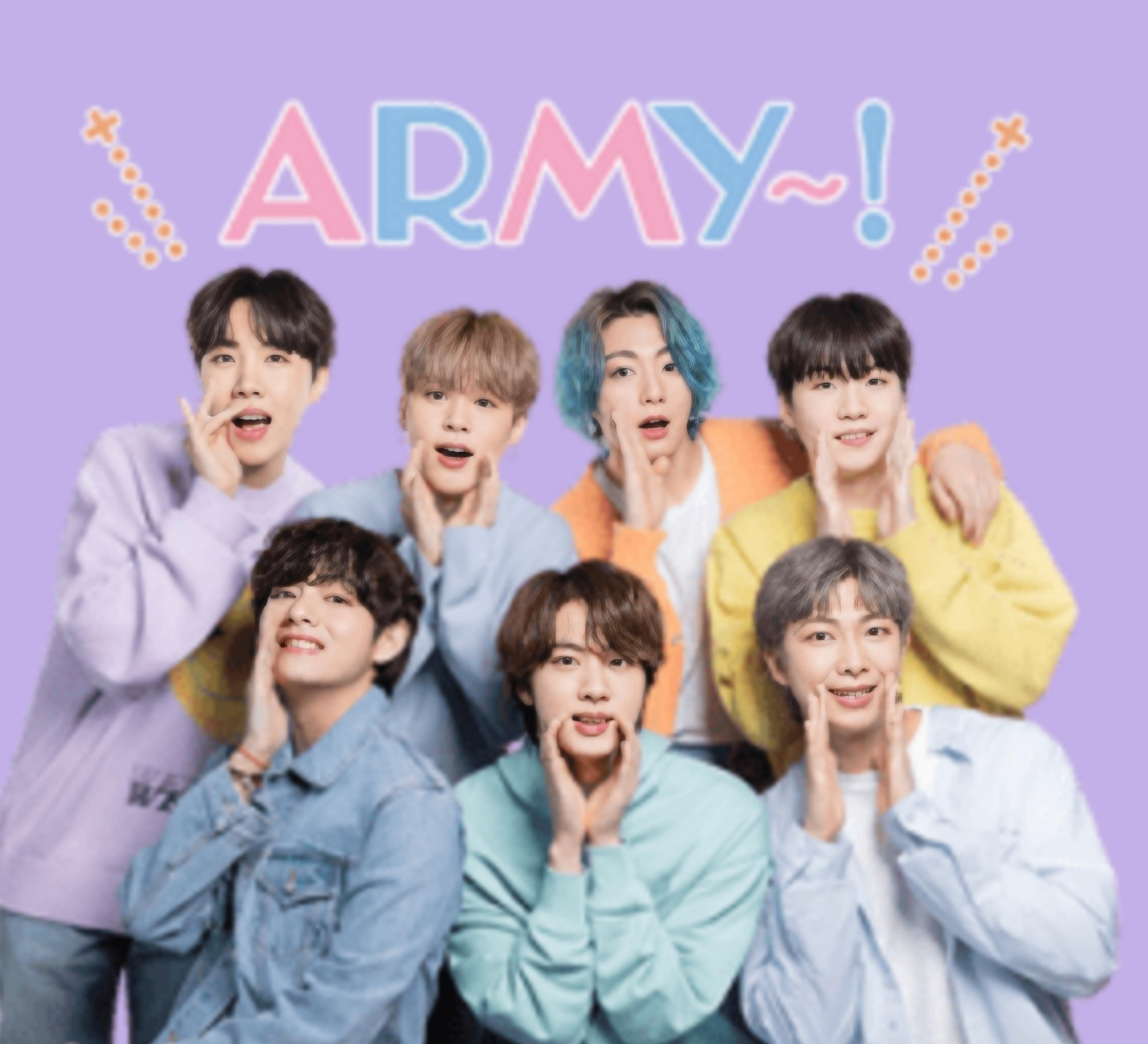 Bts shouting ARMY!