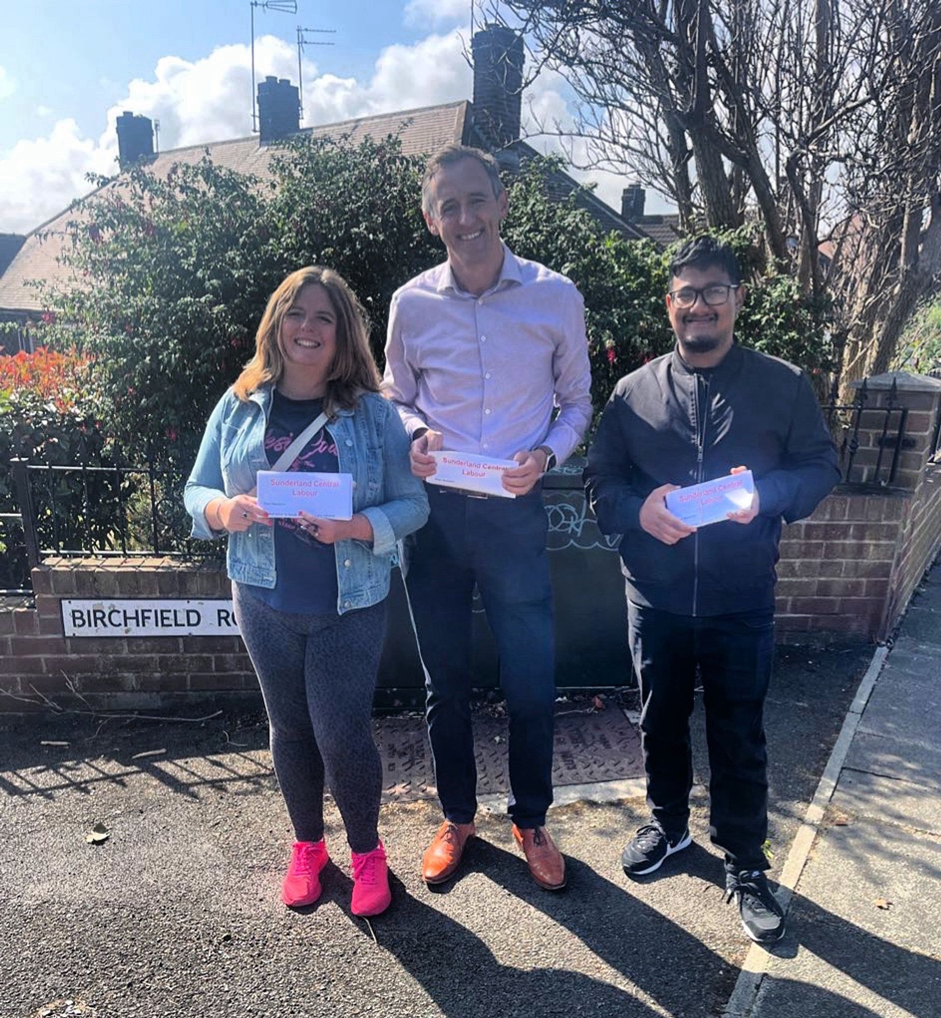 Lewis Atkinson MP & Cllrs out campaigning