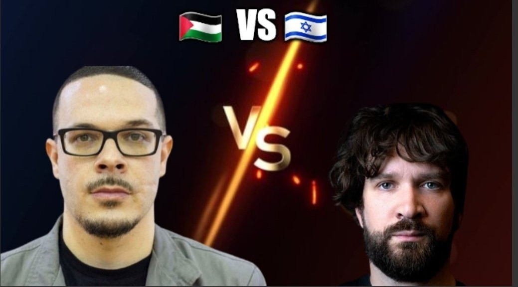 Shaun King is on an image  showing versus Destiny debating on Palestine versus Israel, we all lose in this debate.