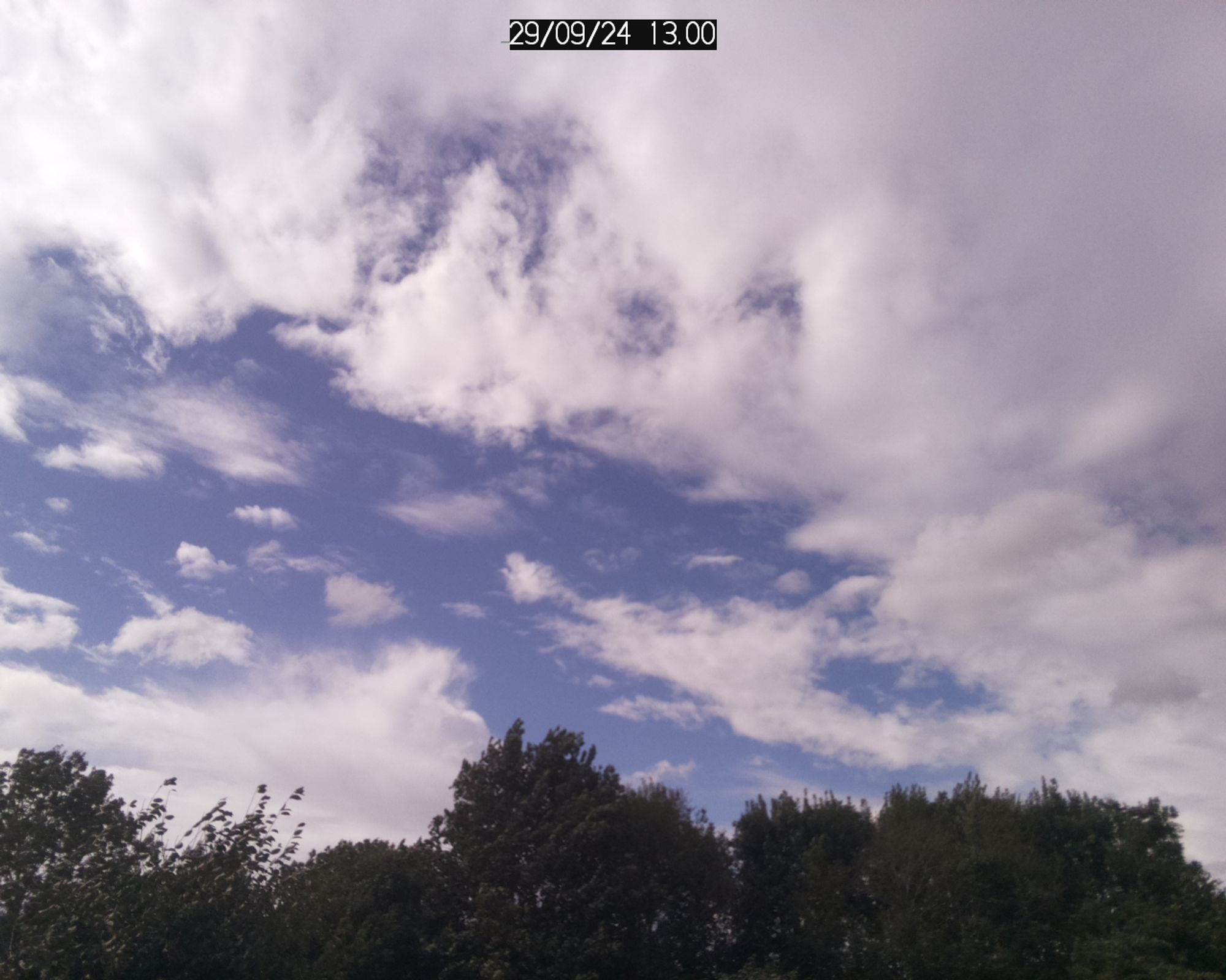 Photo of the sky above Yeovil, Somerset