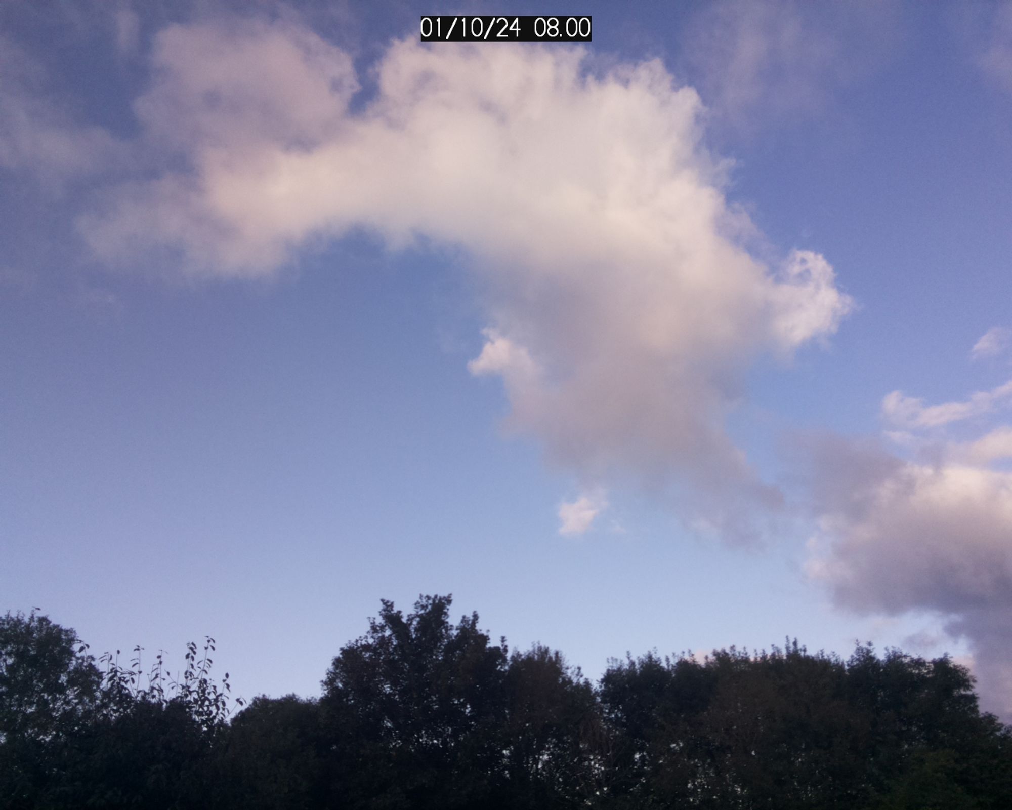 Photo of the sky above Yeovil, Somerset