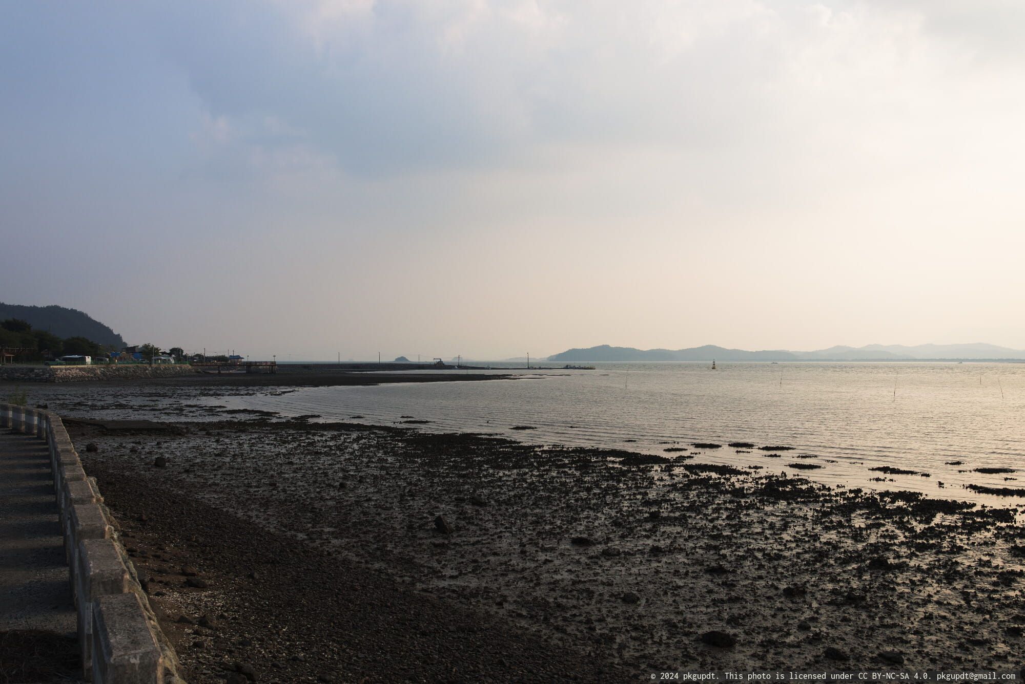 Beach in Gangjin, Korea.