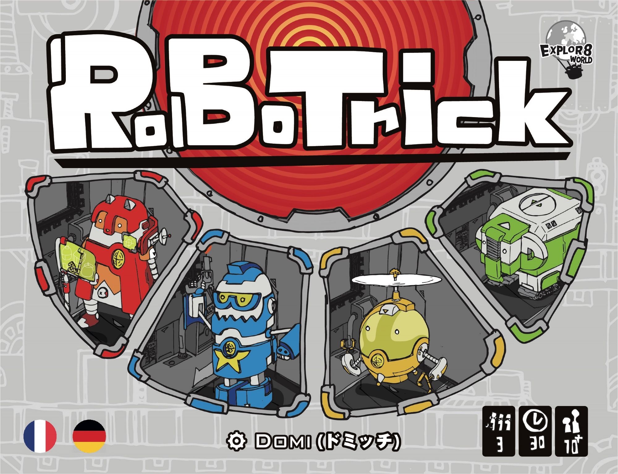 Front cover of the game Robotrick