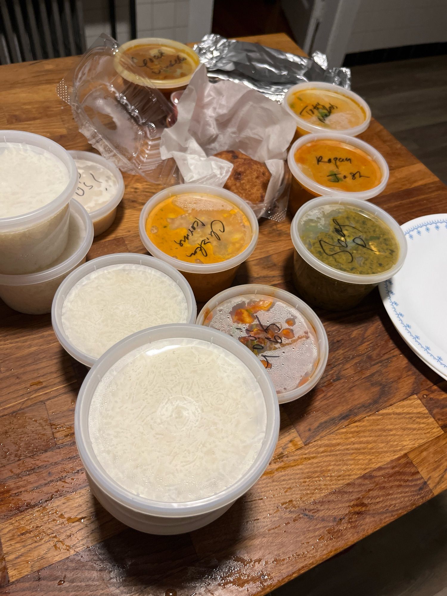 An unreasonable pile of Indian takeout