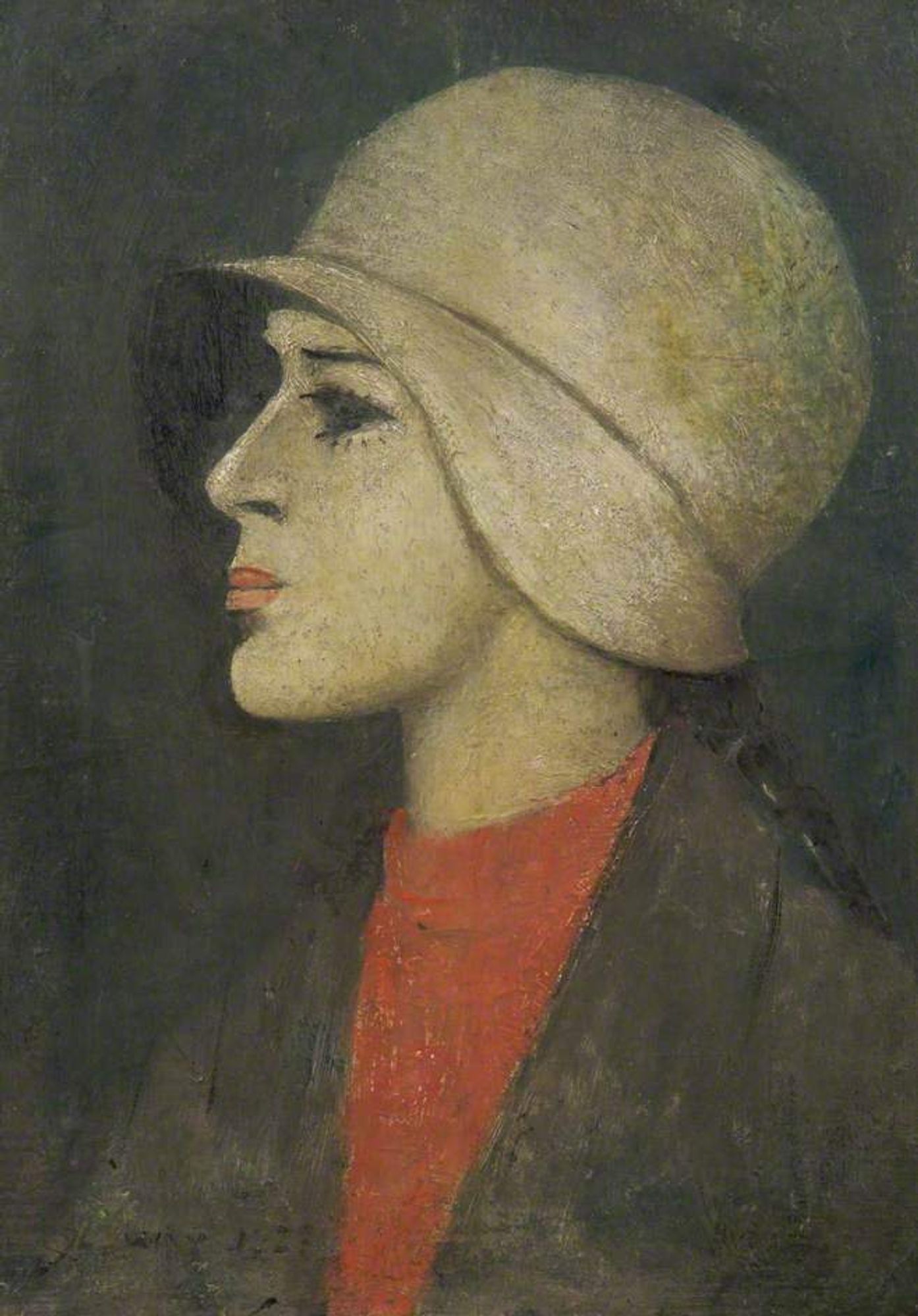 Girl in a Cloche Hat