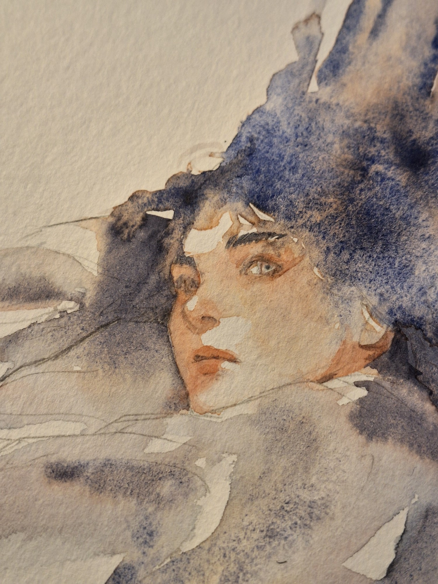 Watercolour portrait