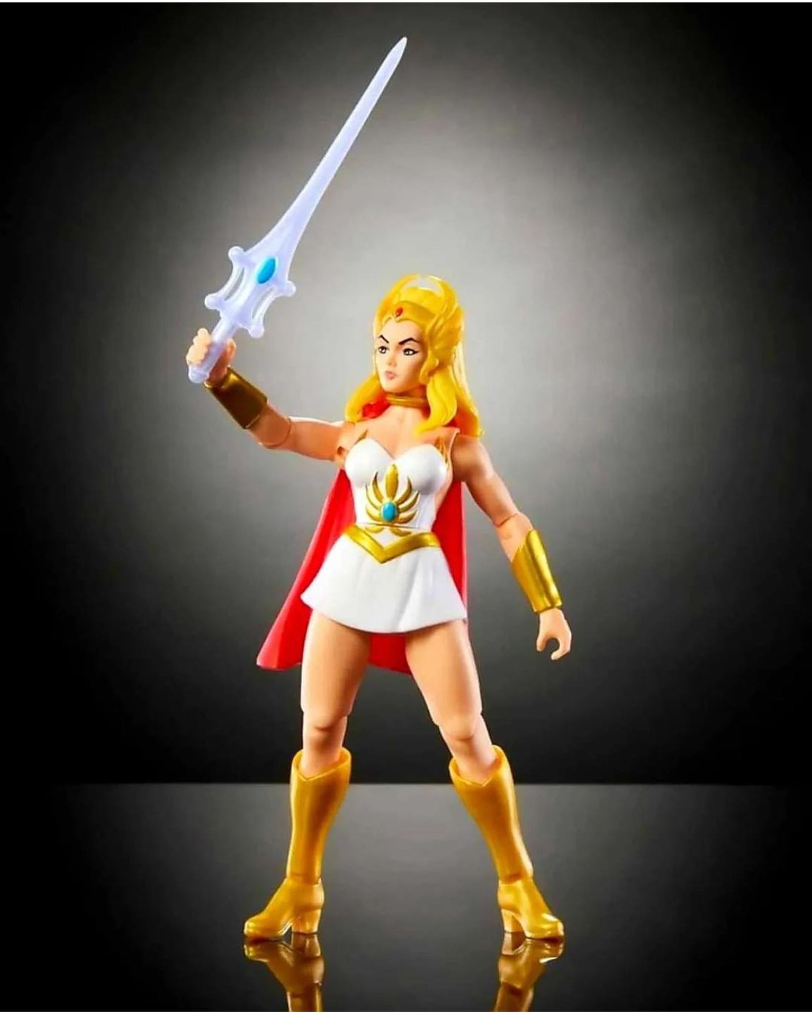 Promo shot of the Masters of the Universe Cartoon Collection She-Ra action figure