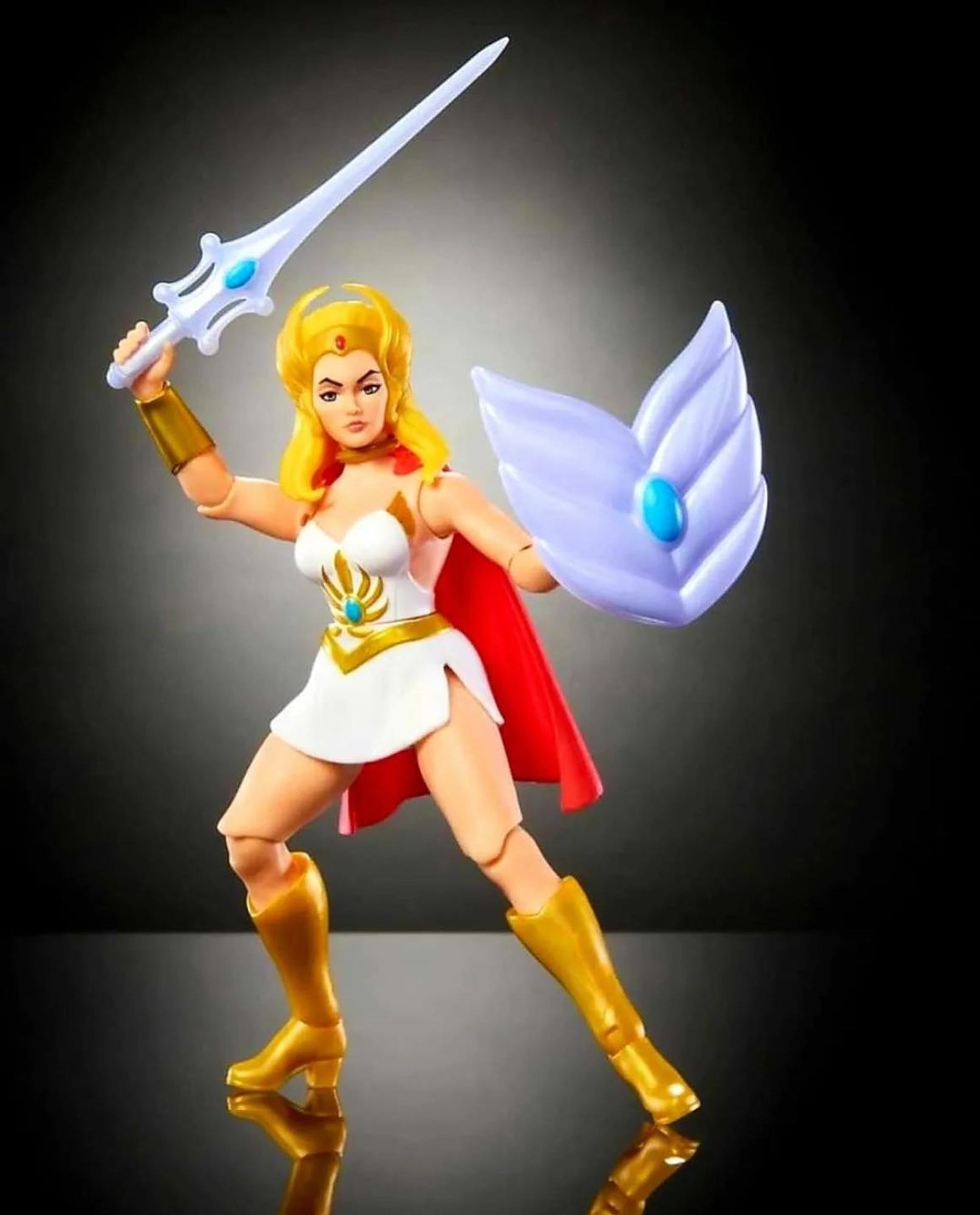 Promo shot of the Masters of the Universe Cartoon Collection She-Ra action figure