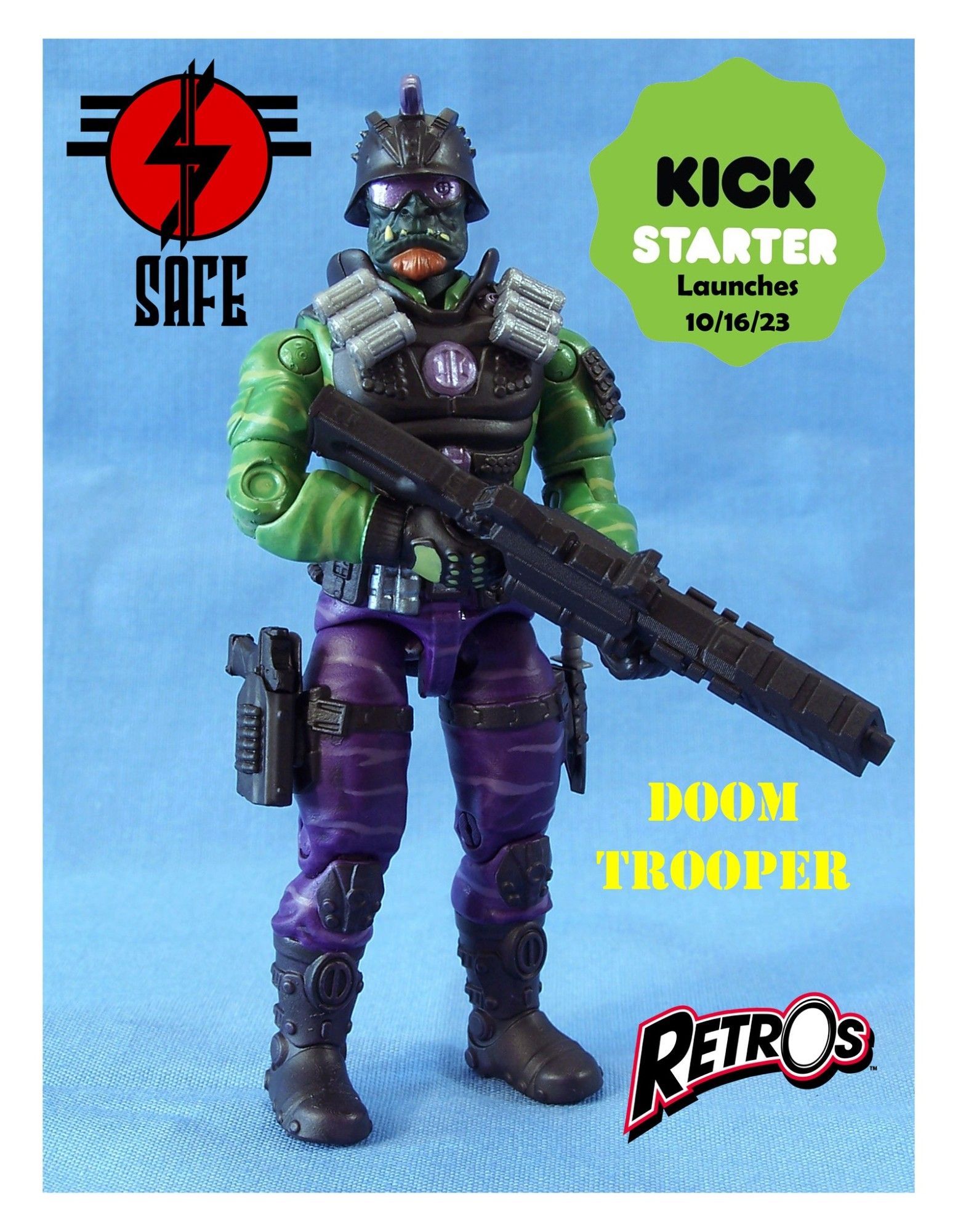 Zica Toys RetrOs Doom Trooper action figure promo shot