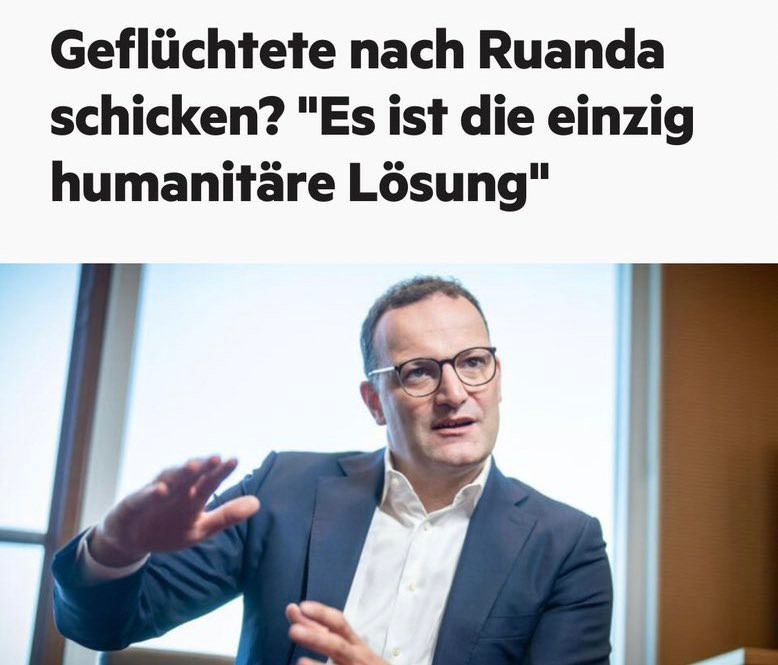 Interview mit Jens Spahn:
Geflüchtete nach Ruanda schicken? "Es ist die einzig humanitäre Lösung"