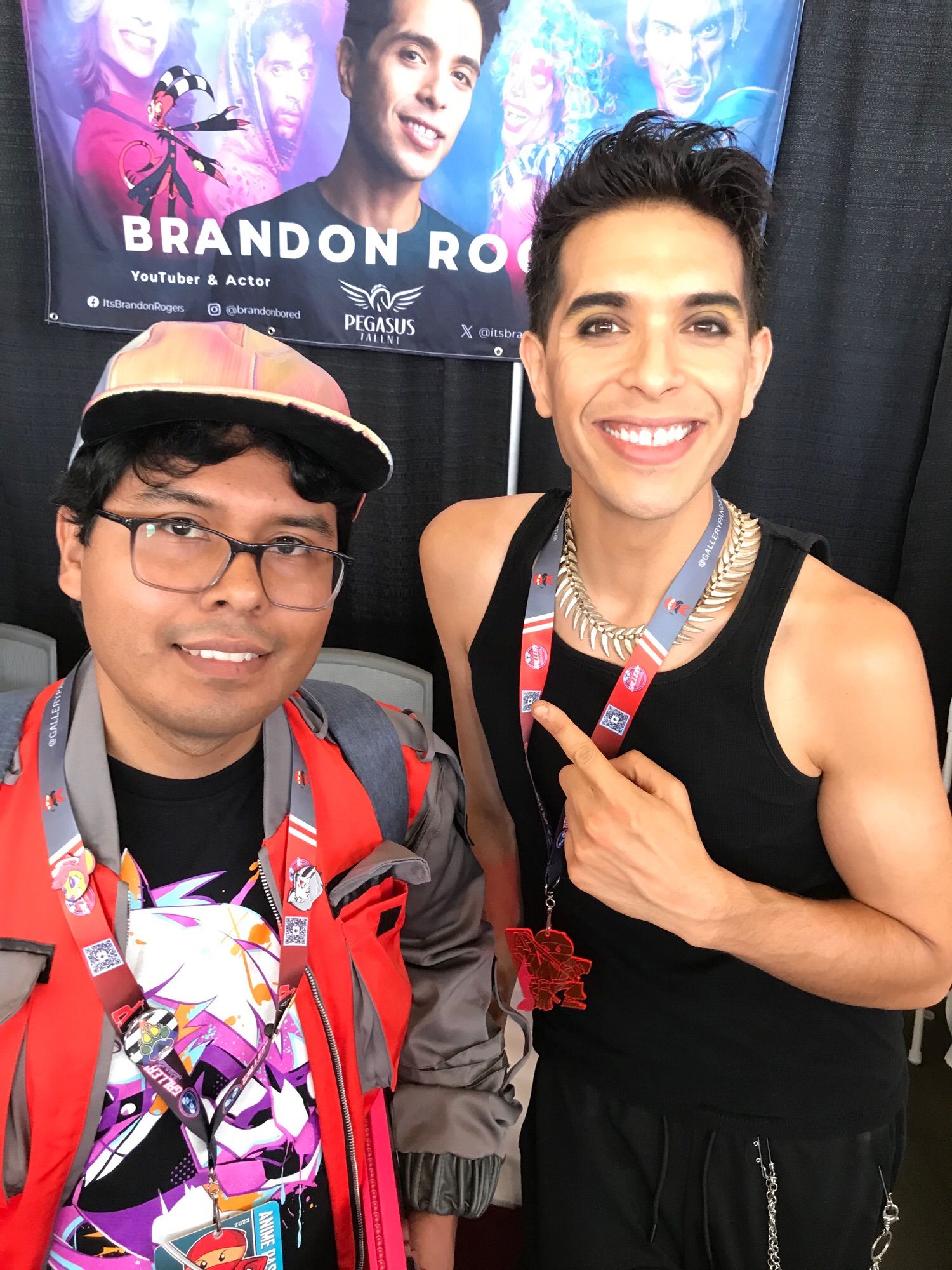 Me meeting Brandon Rogers!

He wanted to hold my hover board!