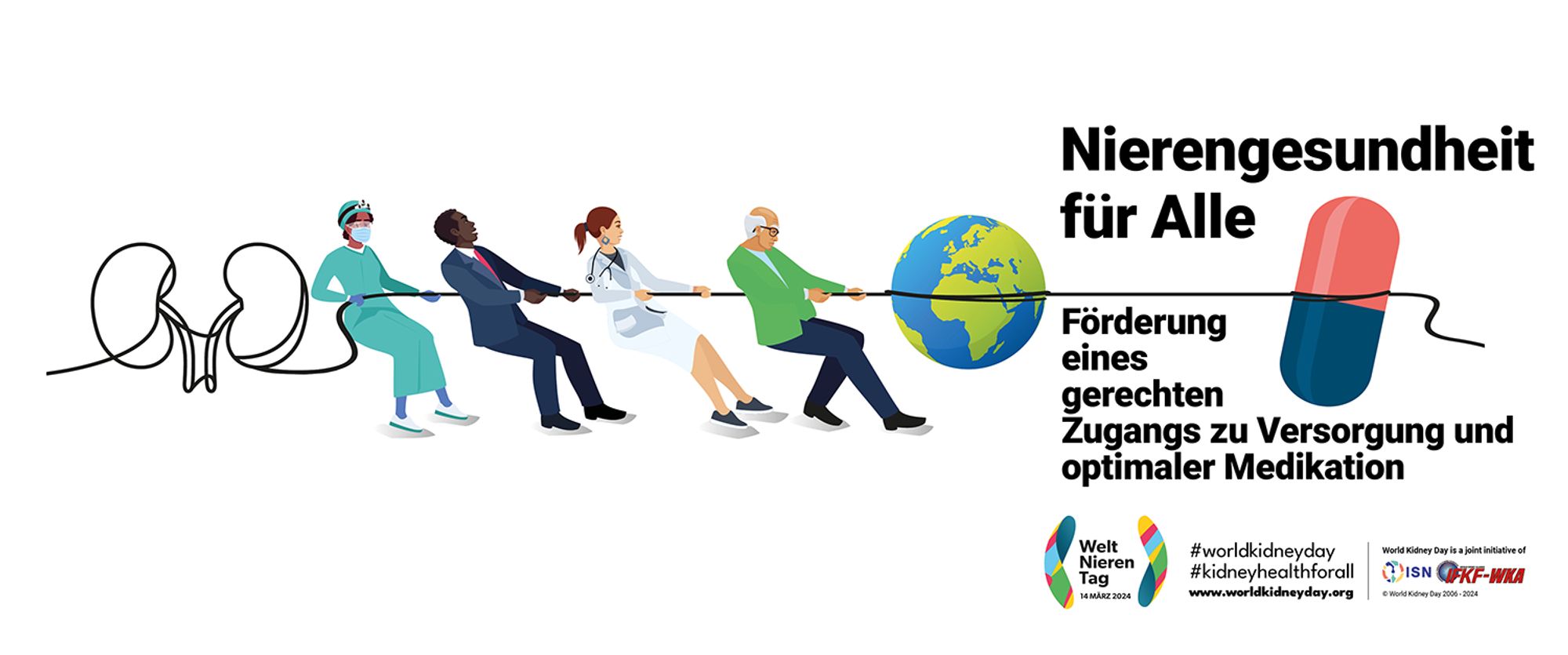 Website-Banner für den World Kidney day 2024