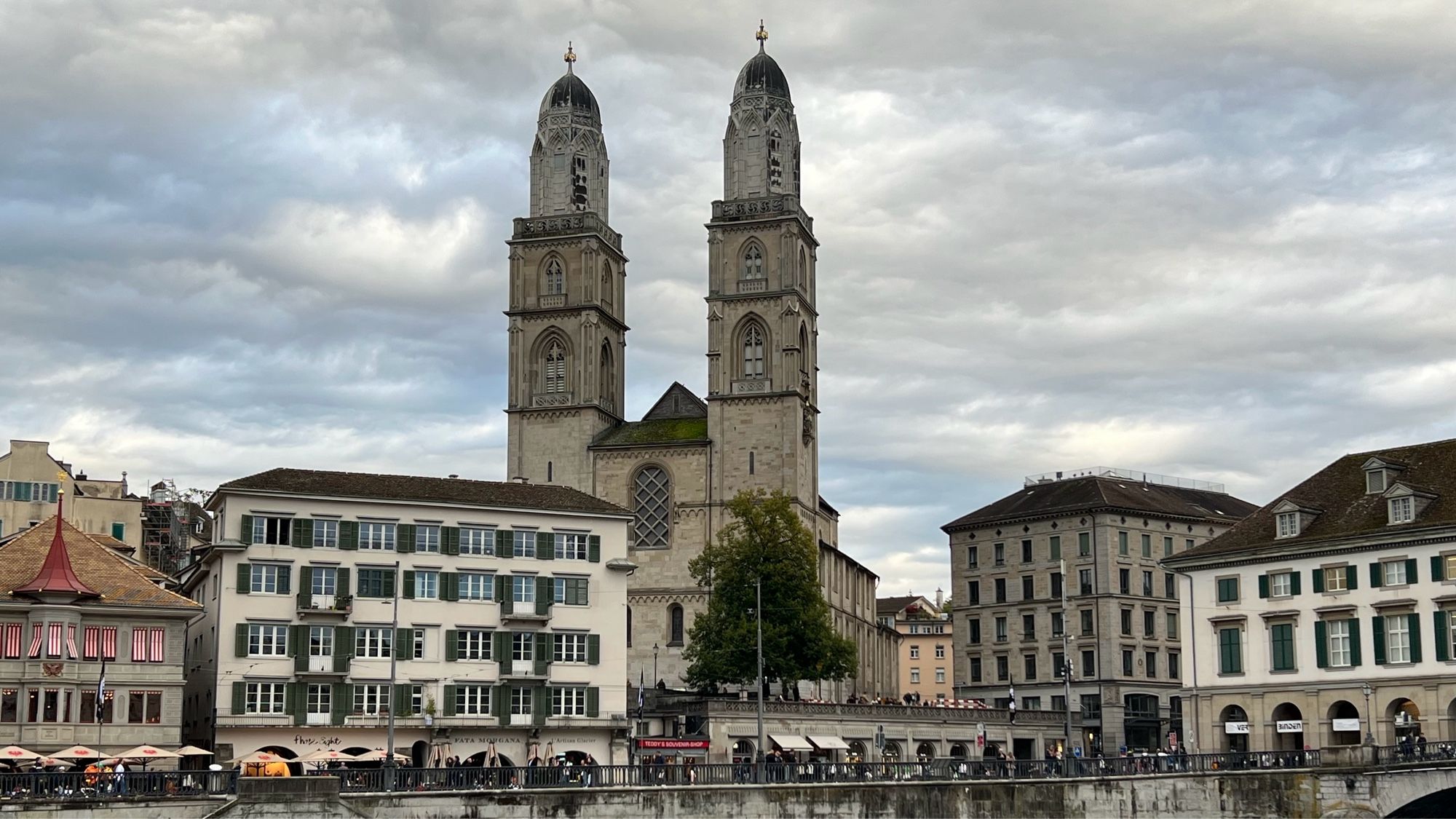 On the banks of the Limmat in Zurich