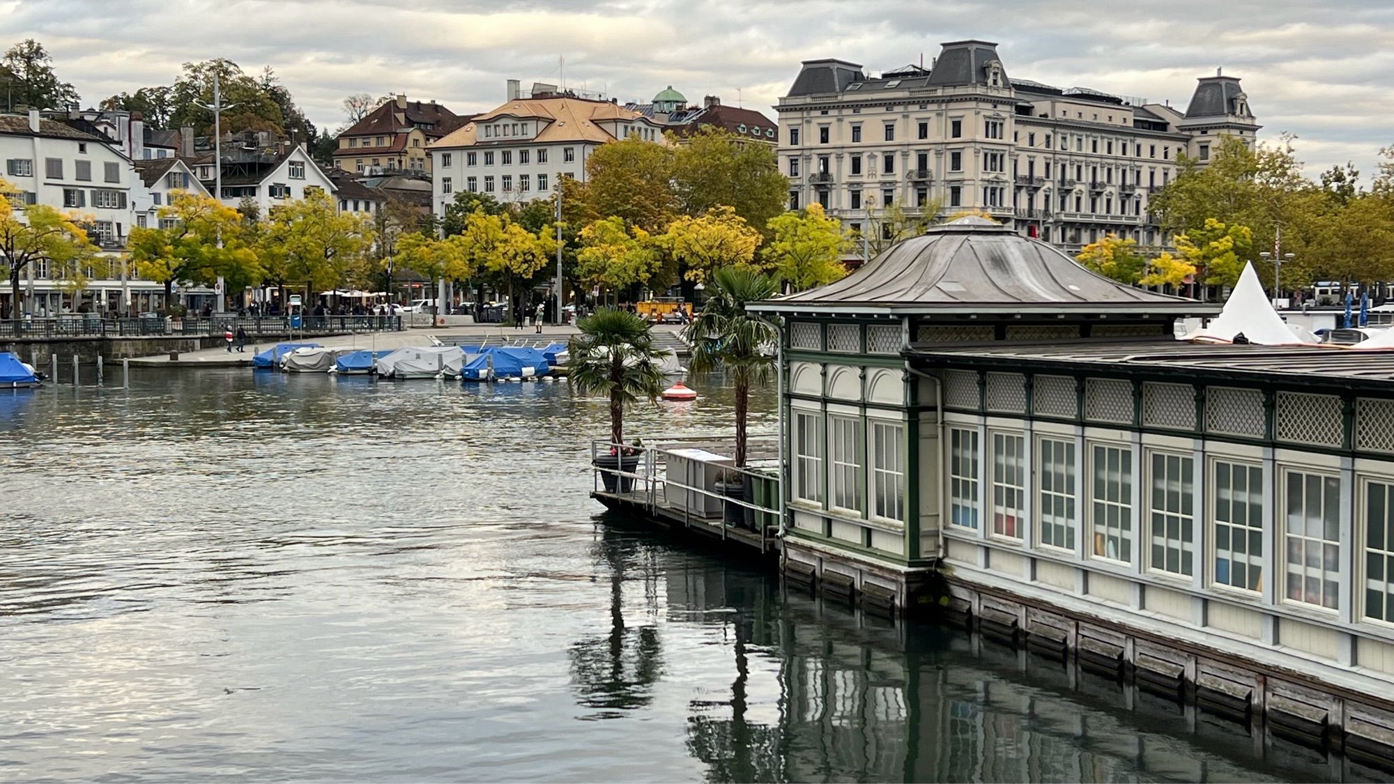 On the banks of the Limmat in Zurich