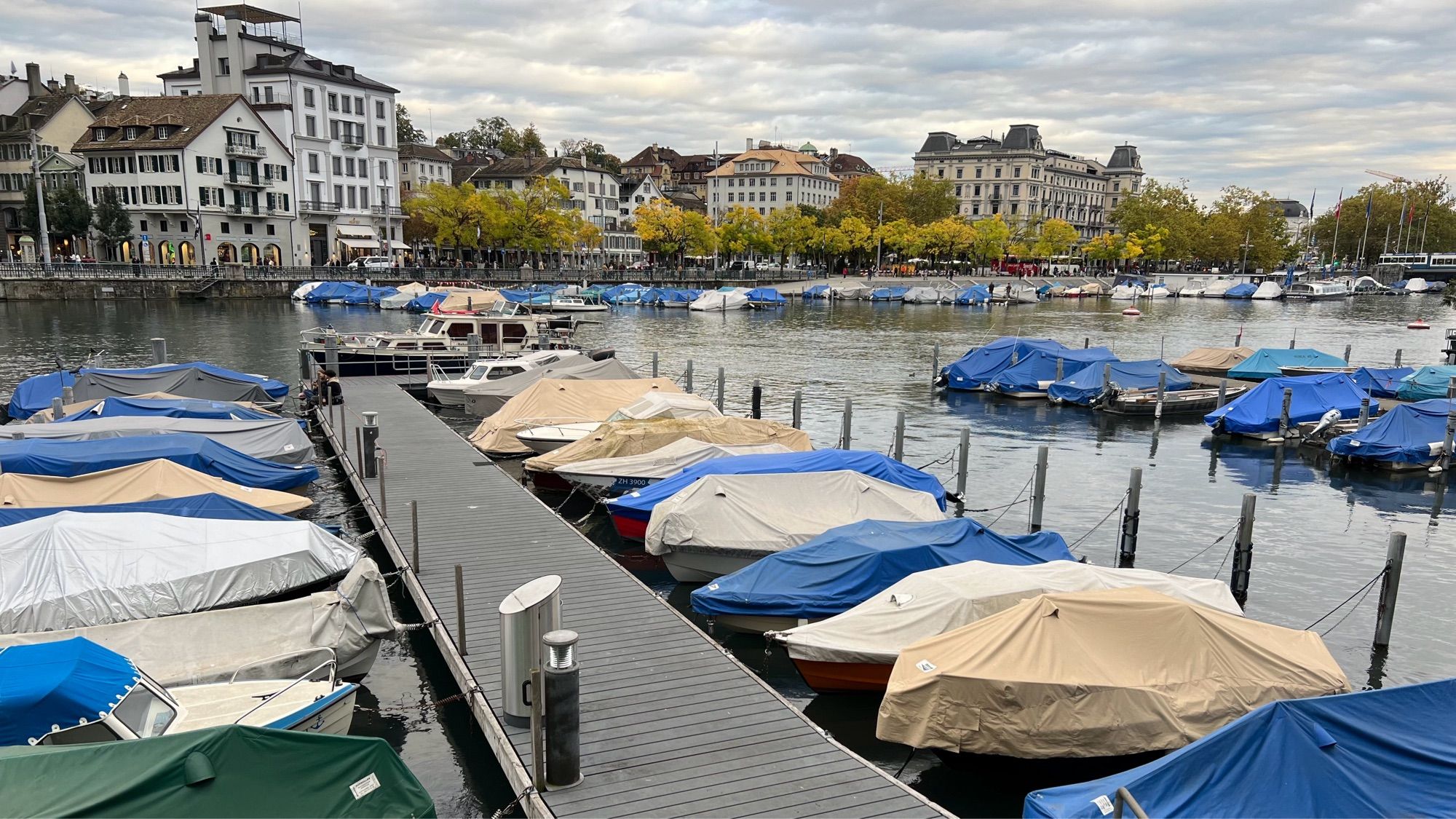 On the banks of the Limmat in Zurich