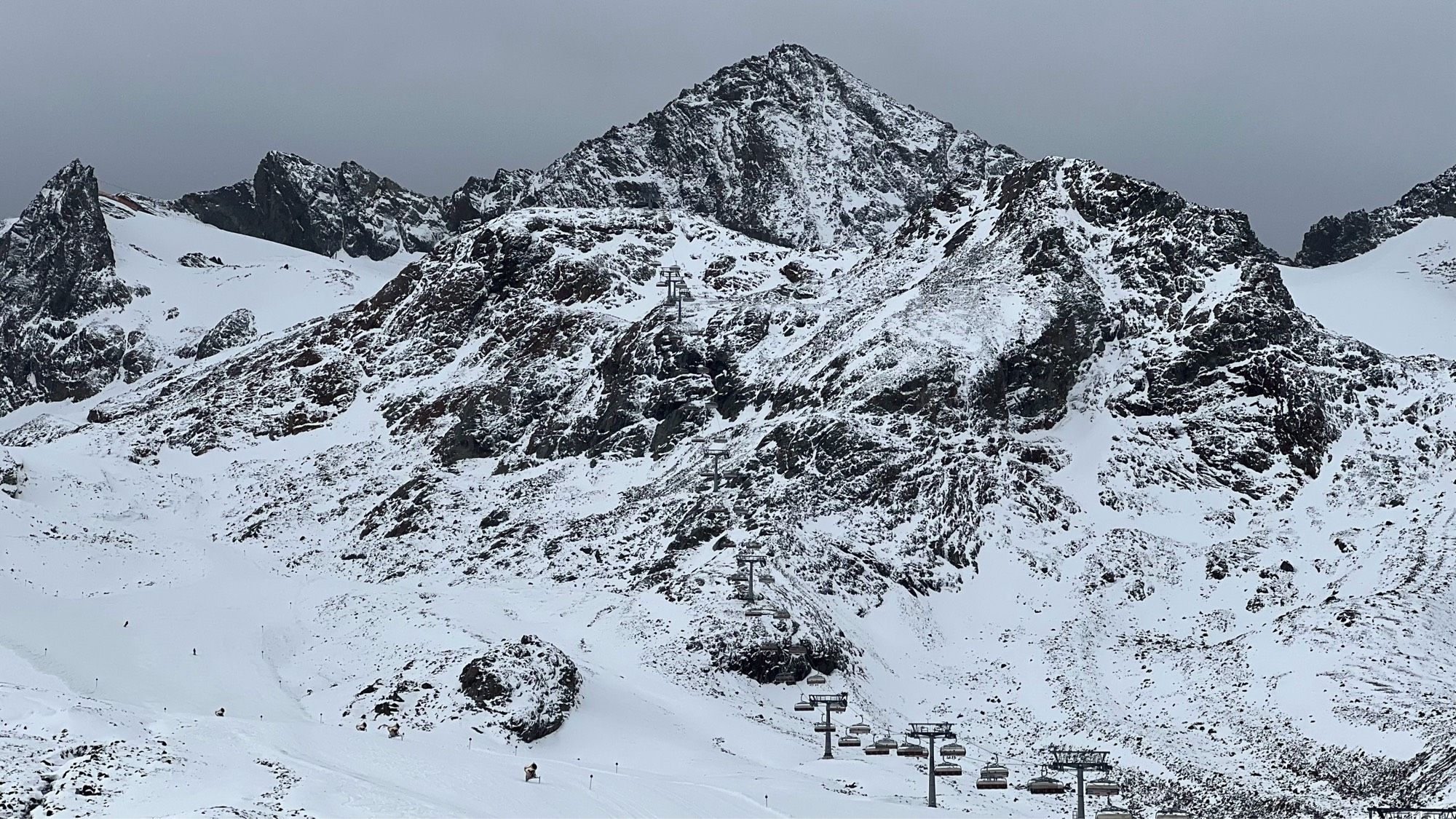 High mountains - Stubai Glacier