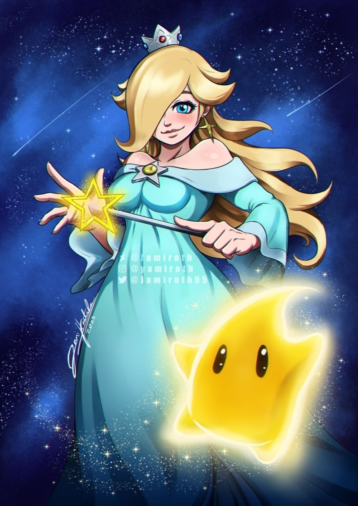 Rosalina from Super Mario Galaxy.