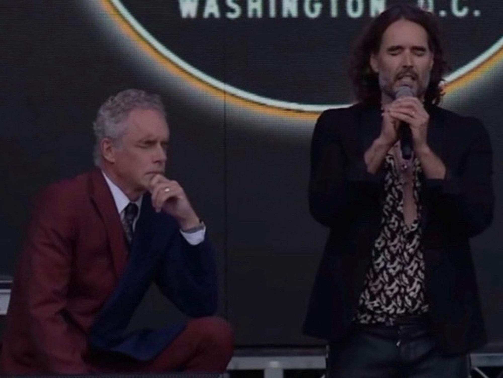 Jordan Peterson and Russell Brand