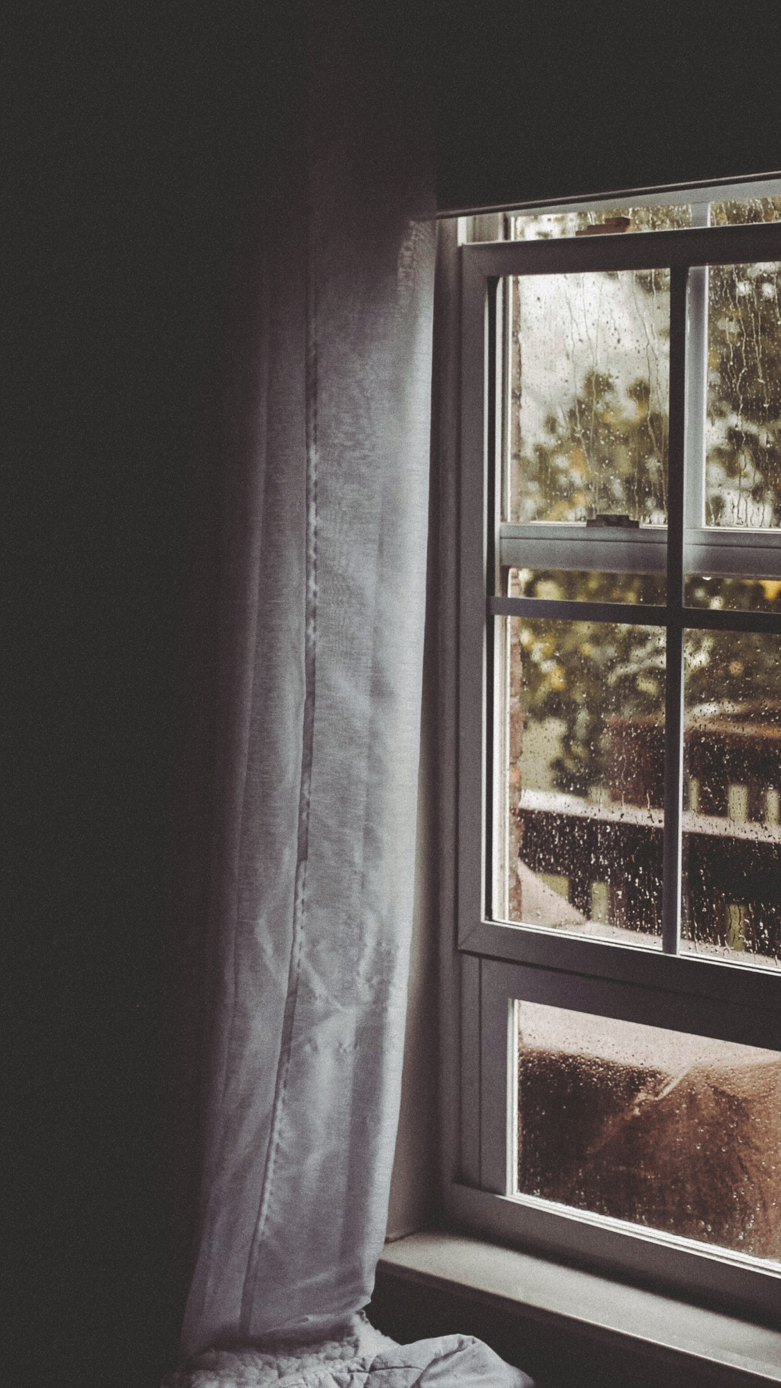 A rainy window