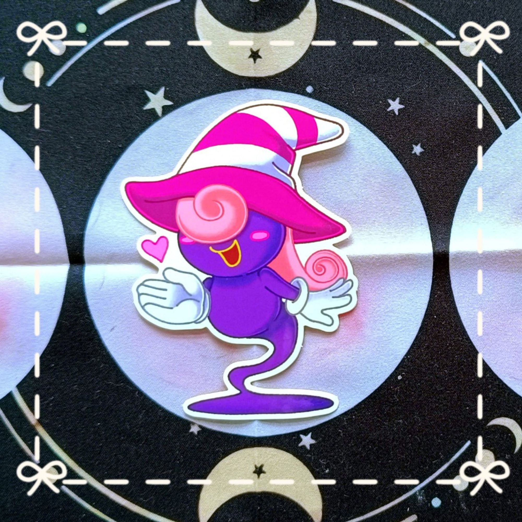 Vinyl sticker of Vivian from Paper Mario