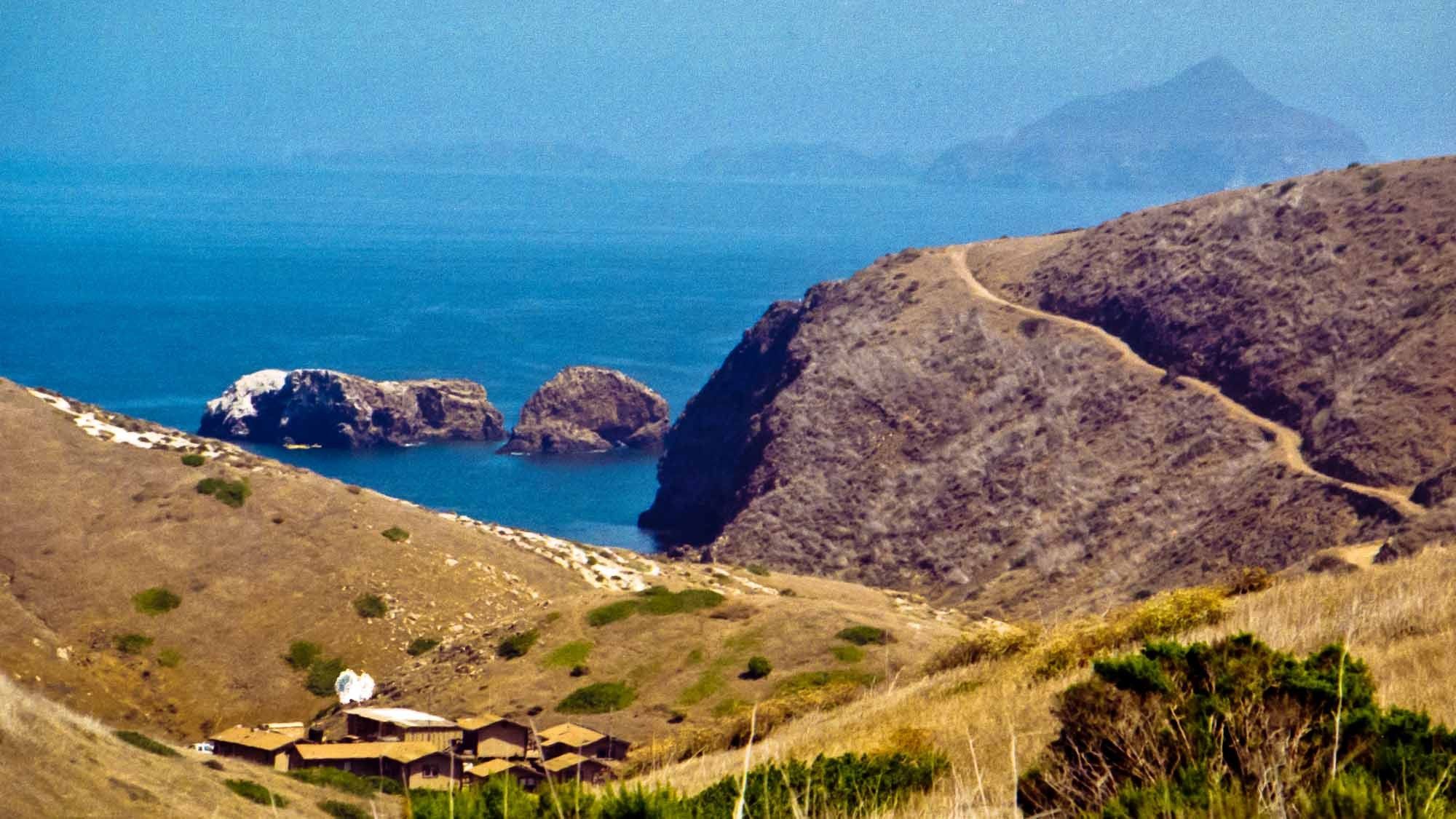 Santa Cruz Island in California.