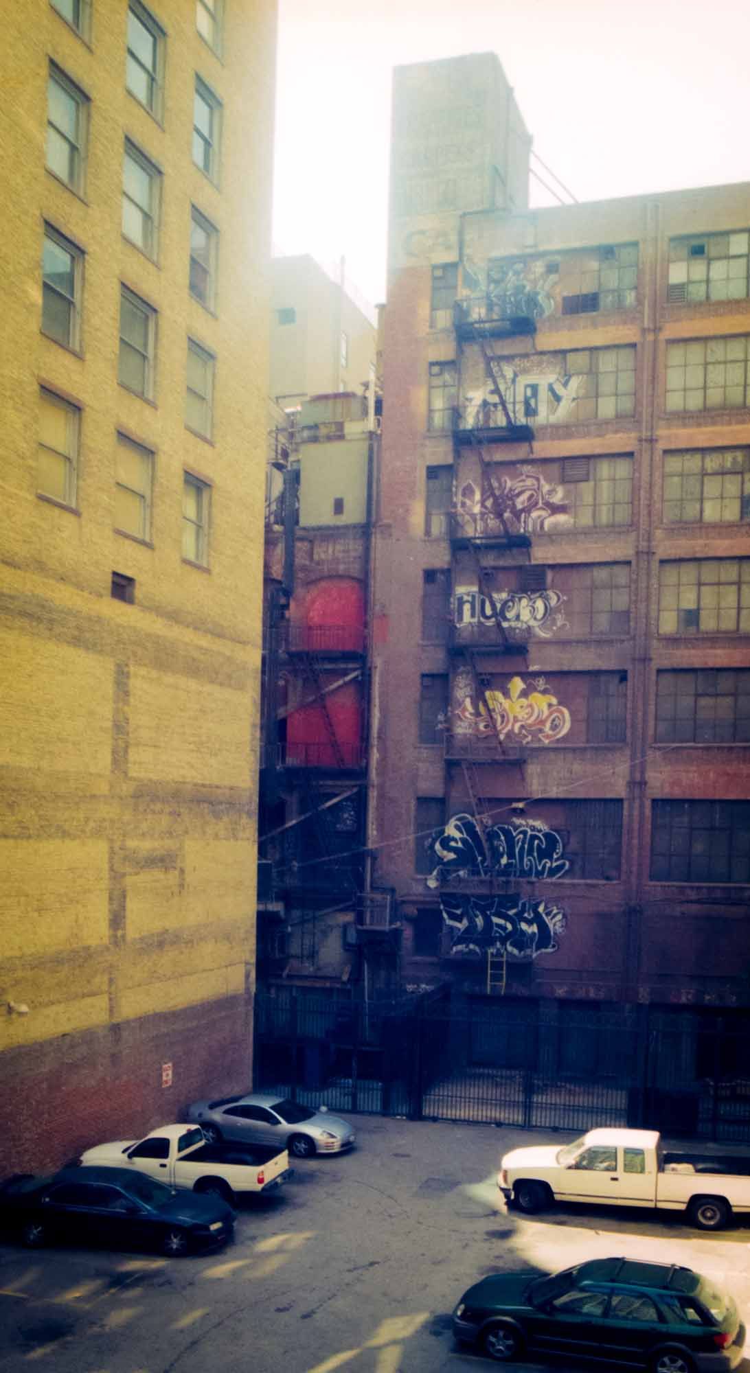 Exploring alleys in los angeles, california – shot on film