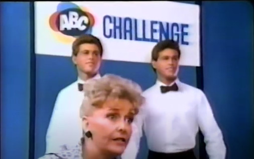A screen cap from an old ABC detergent commercial. The tagline for the commercial is, "I can't see the difference. Can you see the difference?"
