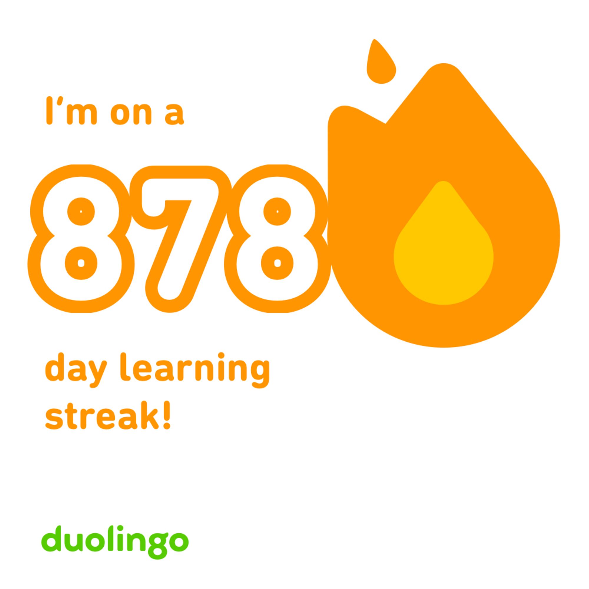 Duolingo Day 878