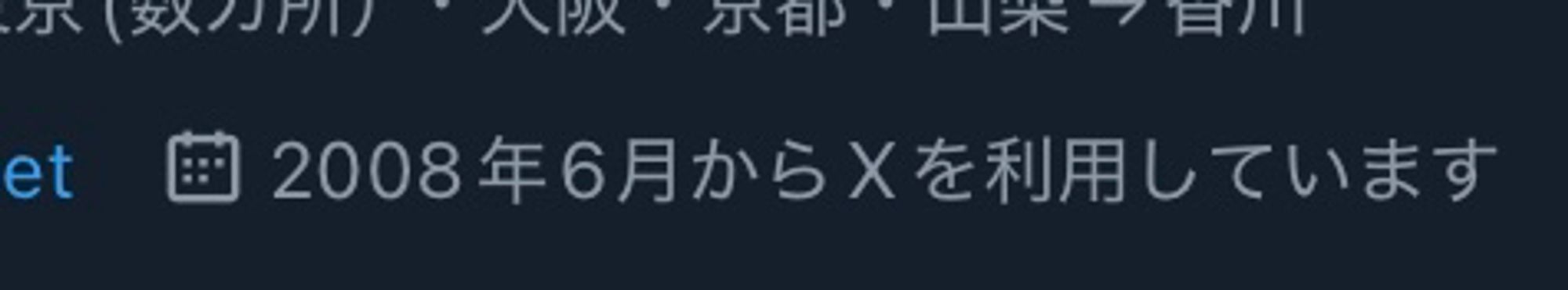 X（Twitter）利用歴