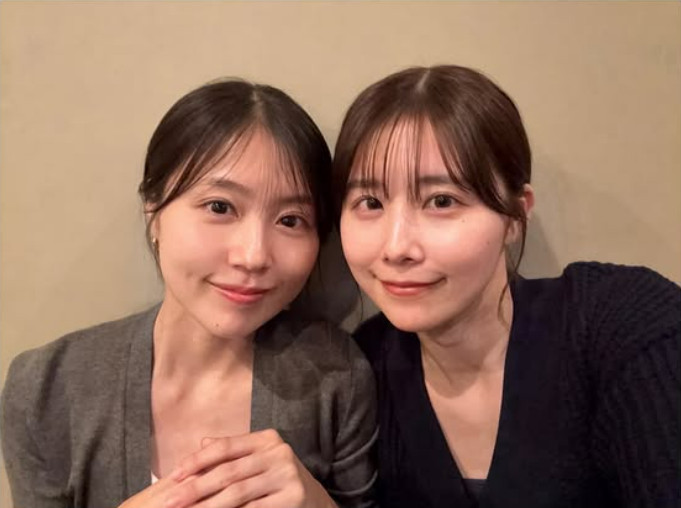有村藍里さんと有村架純さんのツーショット