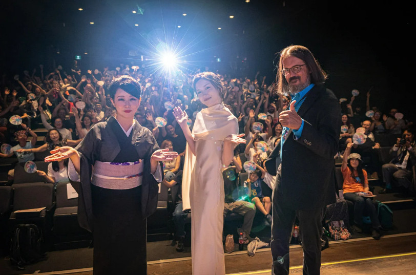 映画『かくかくしかじか』ファンタジア国際映画祭舞台あいさつの様子 ( The scene of the stage greeting at Fantasia International Film Festival for 