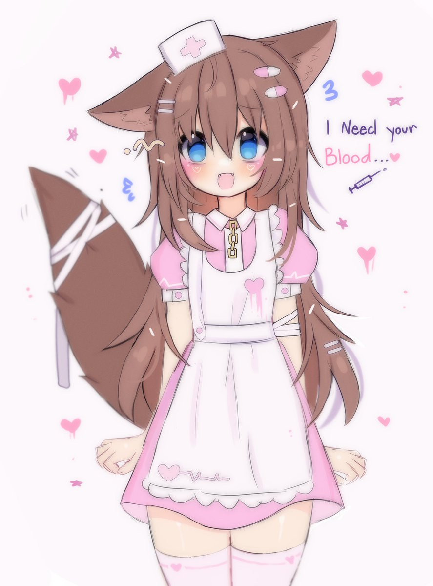 a lil nurse outfit drawing!