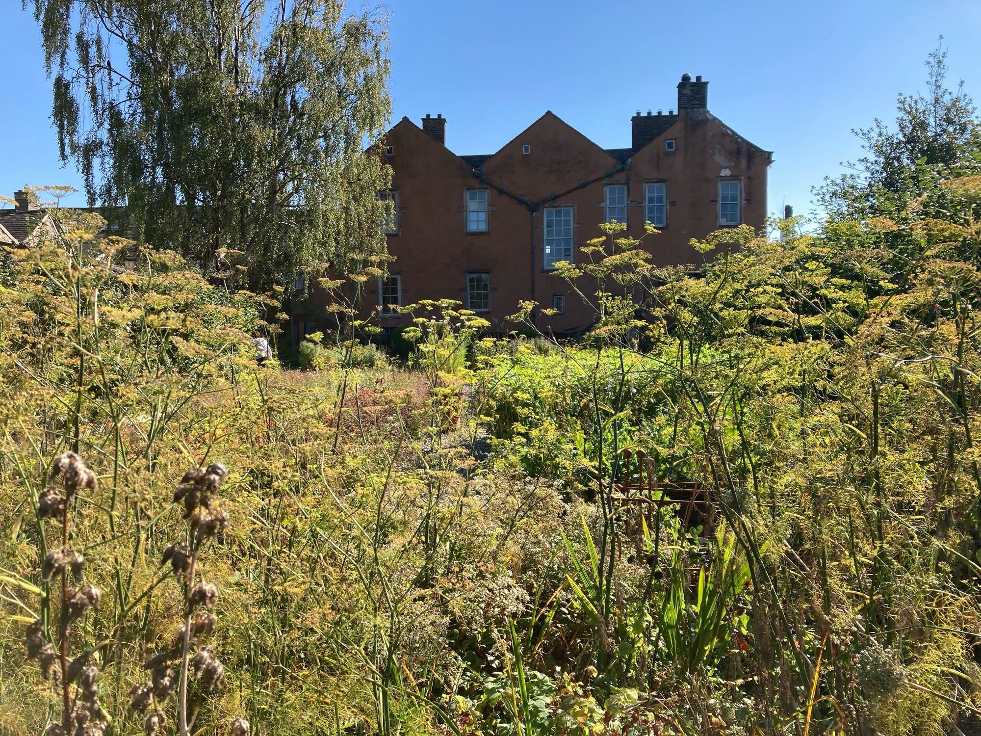 Back of house built in 1745 as seen from garden.