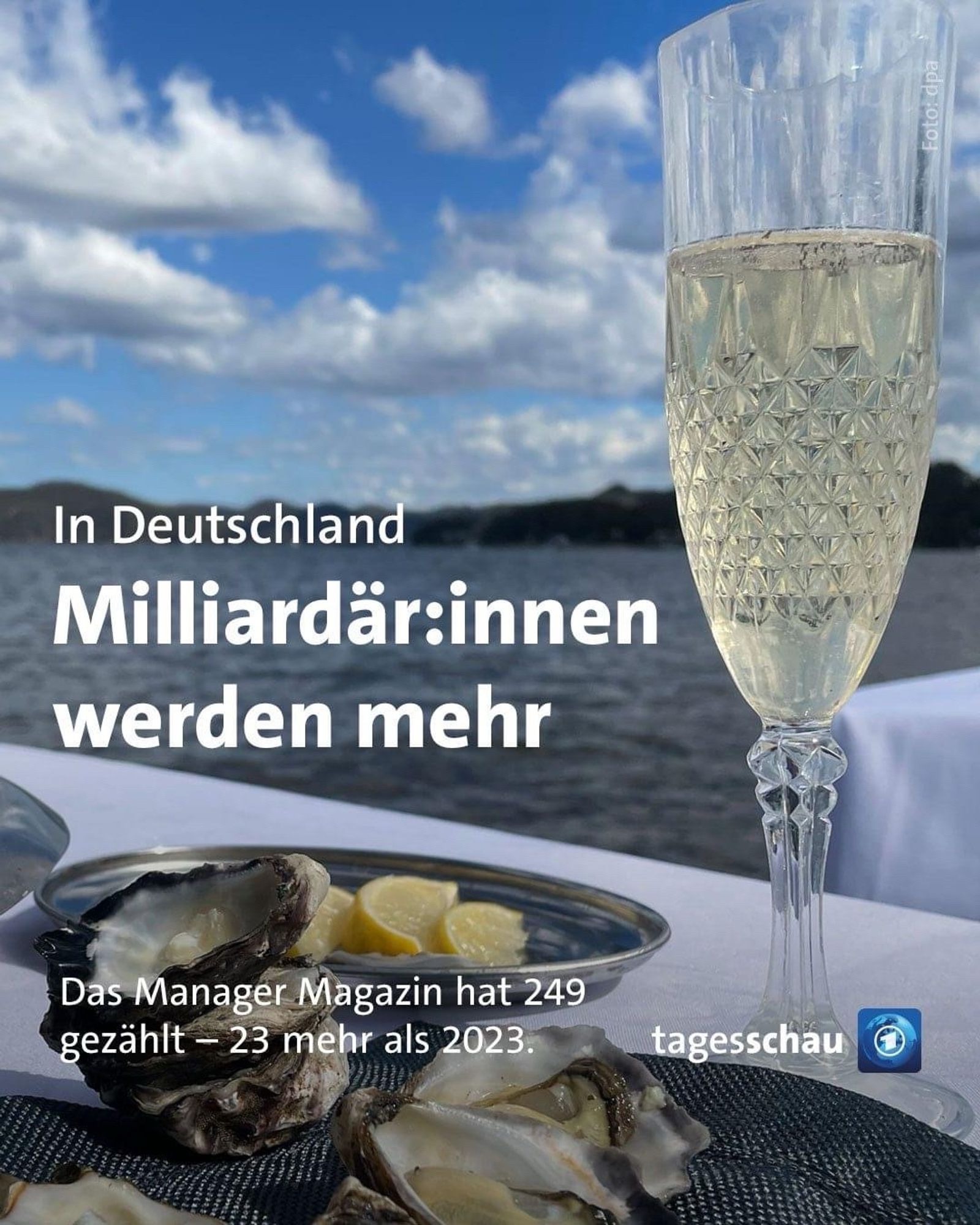 In Deutschland
Milliardär:innen werden mehr
Das Manager Magazin hat 249 gezählt - 23 mehr als 2023.
tagesschau