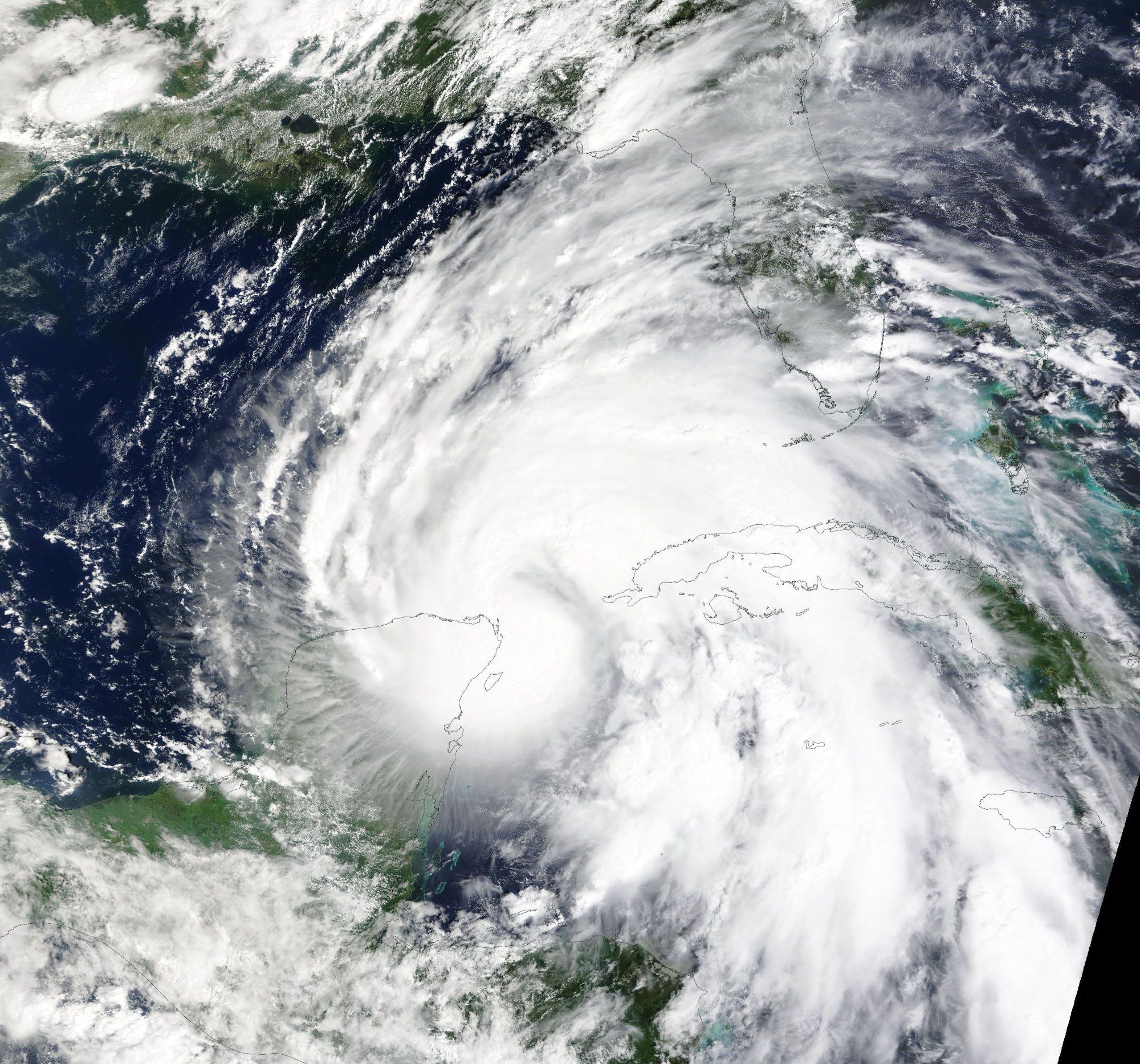 Hurricane Helene in the Gulf of Mexico on 9/25/2024.