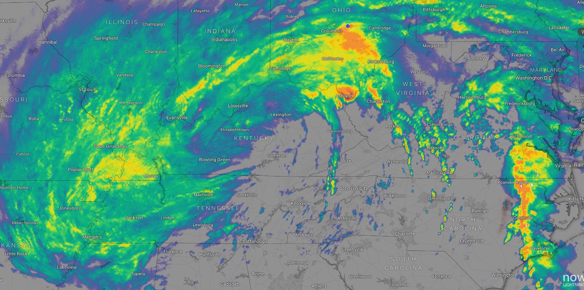 Hurricane Helene remnants.